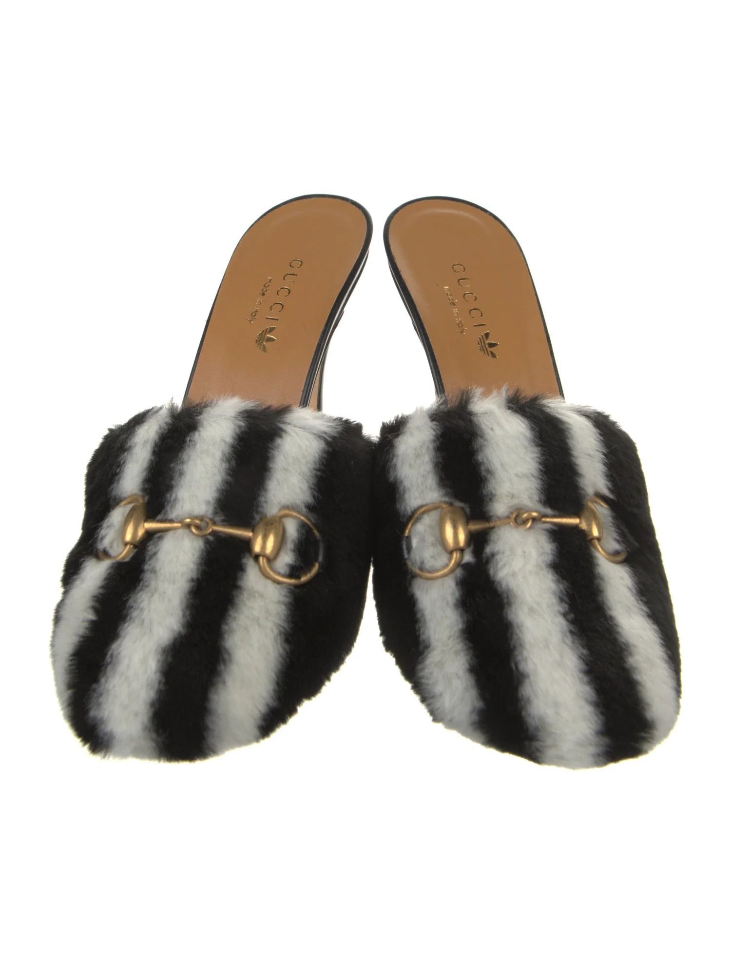 Adidas × Gucci o1w1db11224 Horsebit Pumps in Black/White Size US 7.5 / IT 37.5 - 3 Thumbnail