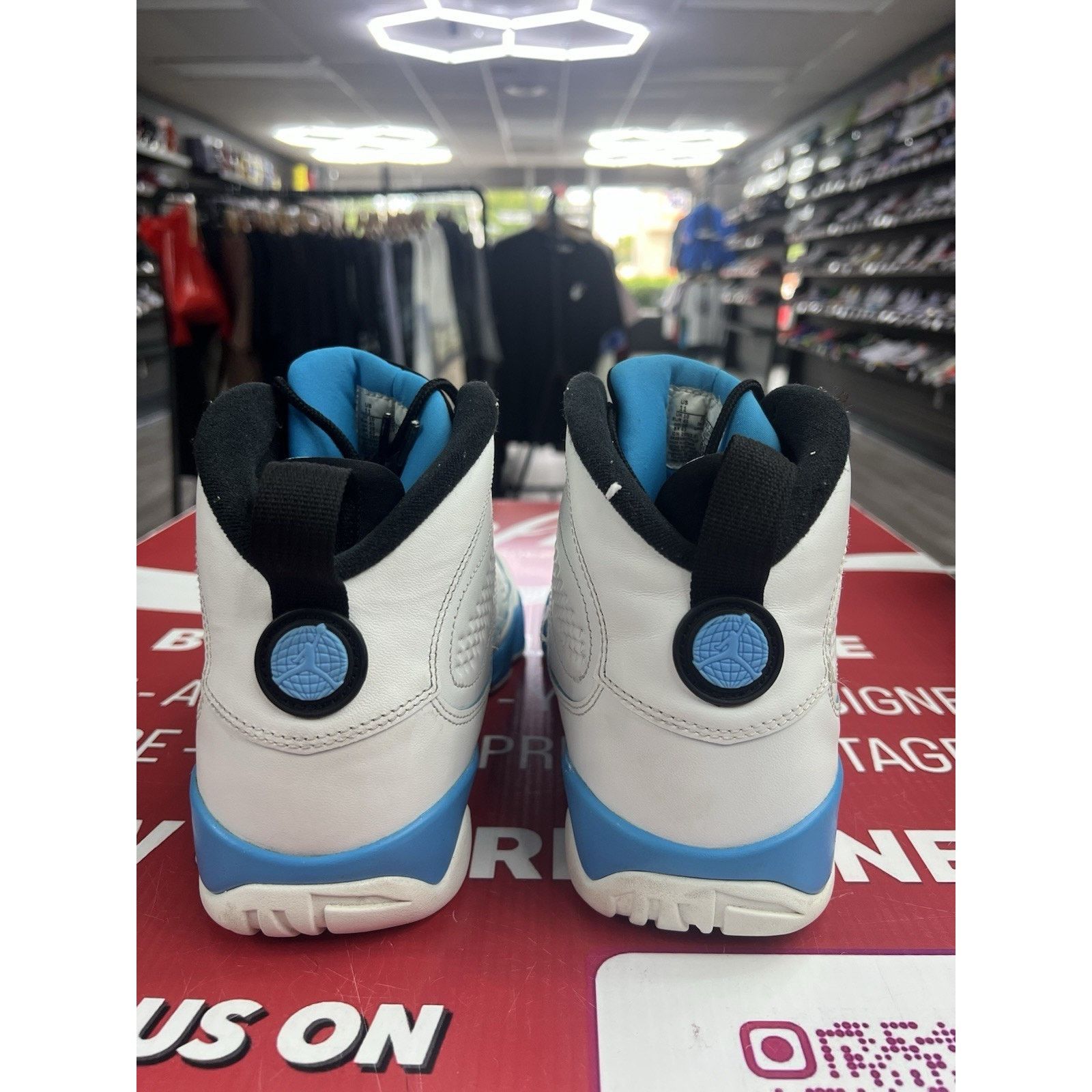 Jordan Brand Air Jordan 9 Powder Blue (2024) Size 11 (FQ8992-101) Size US 11 / EU 44 - 5 Thumbnail