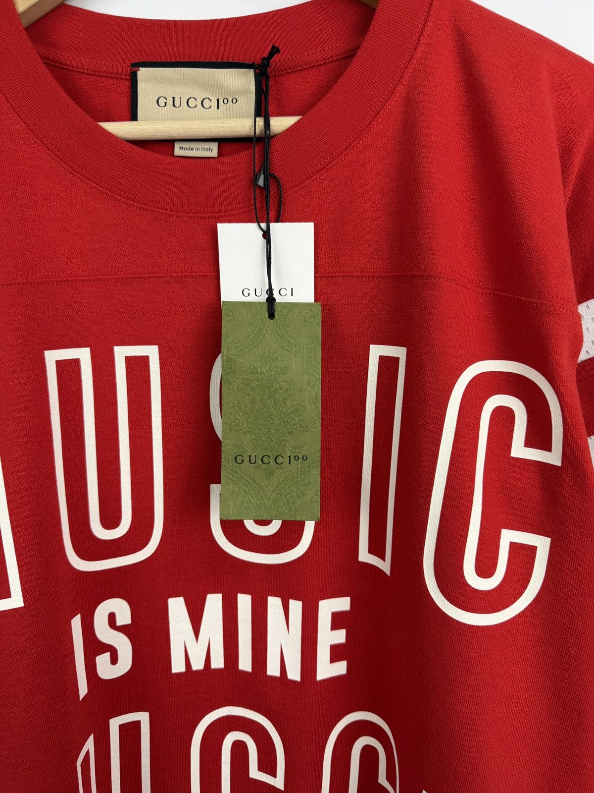 Gucci 🇮🇹 Gucci Gucci Music Is Mine T-Shirt Sony Music Made in Italy Size US L / EU 52-54 / 3 - 5 Thumbnail