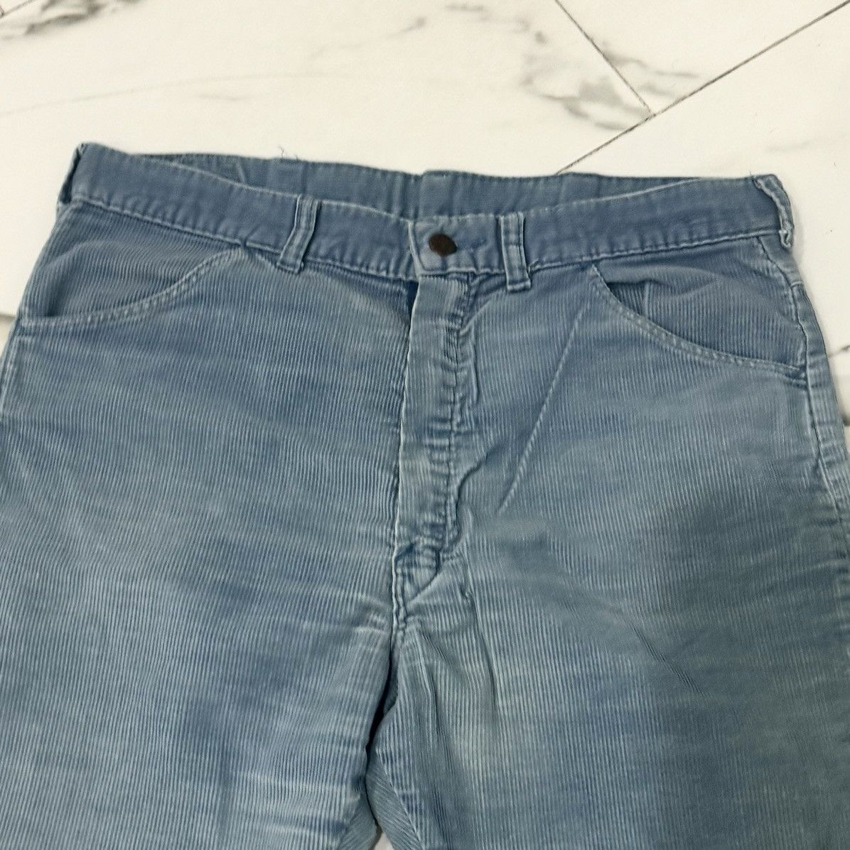 Other VINTAGE 70s BLUE CORDUROY PANTS! Size US 34 / EU 50 - 5 Thumbnail