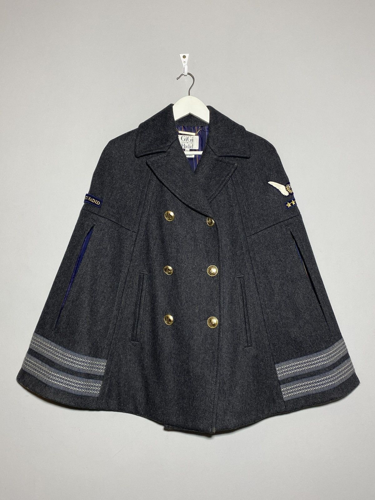 Tommy Hilfiger Gigi Hadid x Tommy Hilfiger Runway Wool Coat Jacket Size S / US 4 / IT 40 - 2 Thumbnail