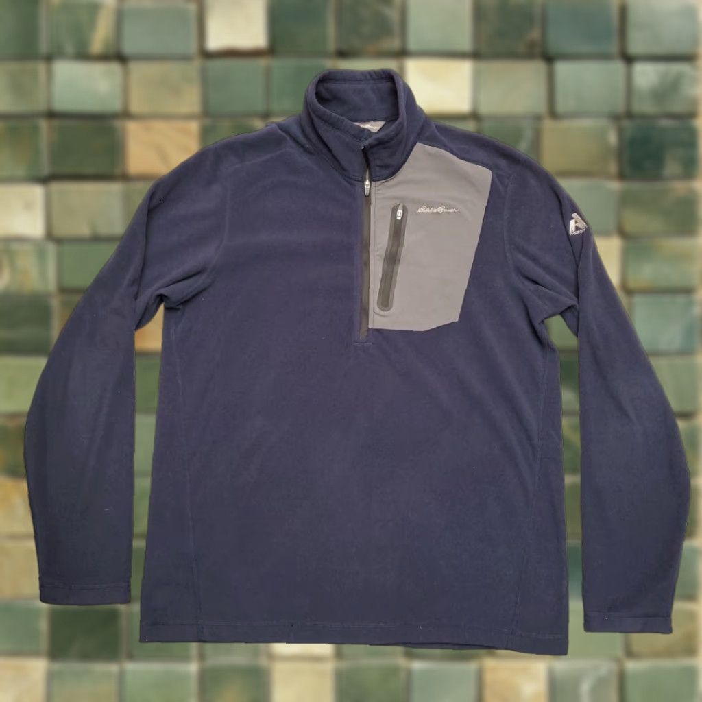 Eddie Bauer VINTAGE Eddie Bauer First Ascent Sweater Mens M Blue 1/4 Zip Pullover Fleece Gorp Size US M / EU 48-50 / 2 - 1 Thumbnail