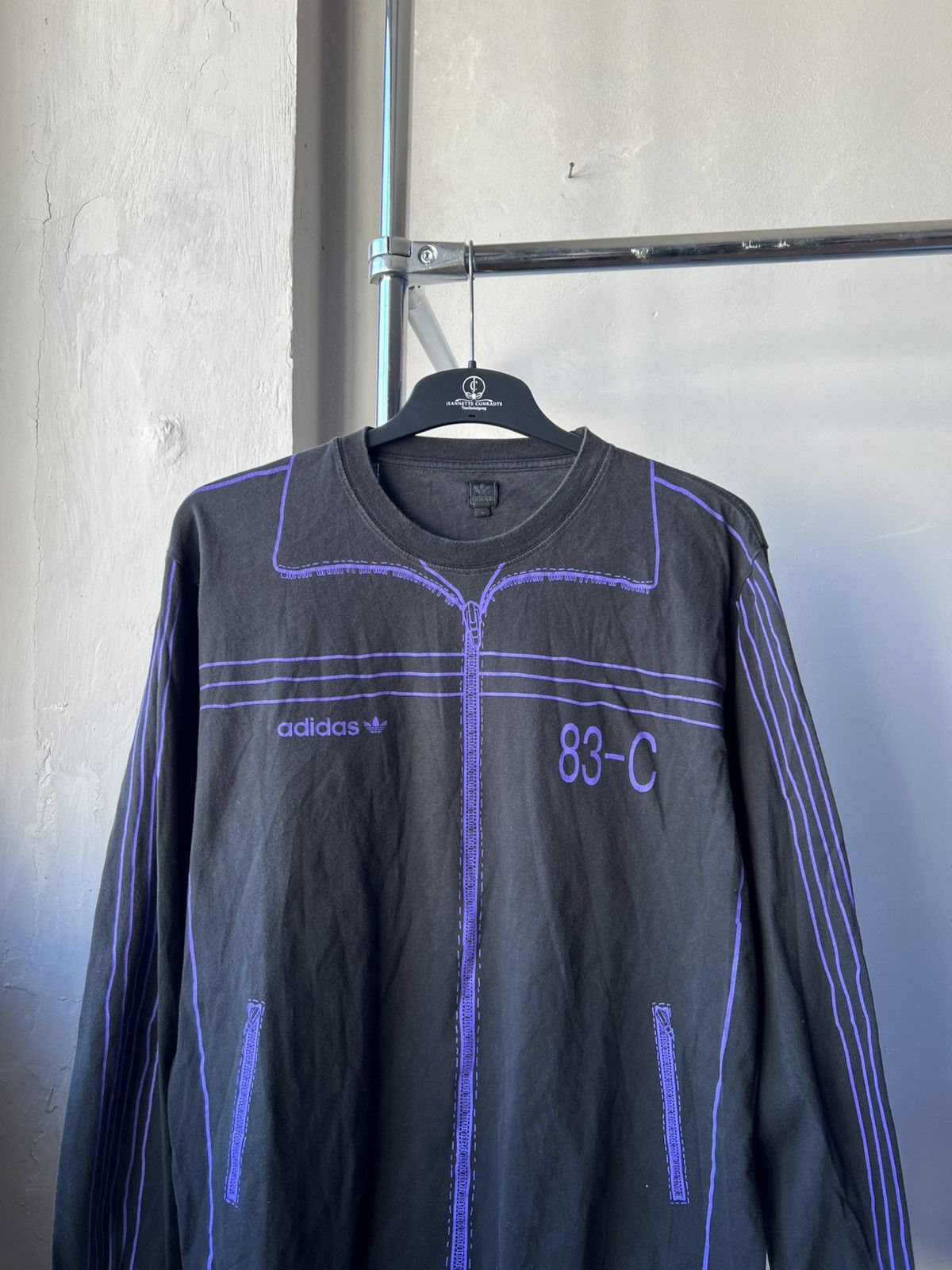 Adidas ADIDAS 83-C ZIP JACKET 3D PRINT FADED MENS LONG SLEEVE L Size US L / EU 52-54 / 3 - 3 Thumbnail