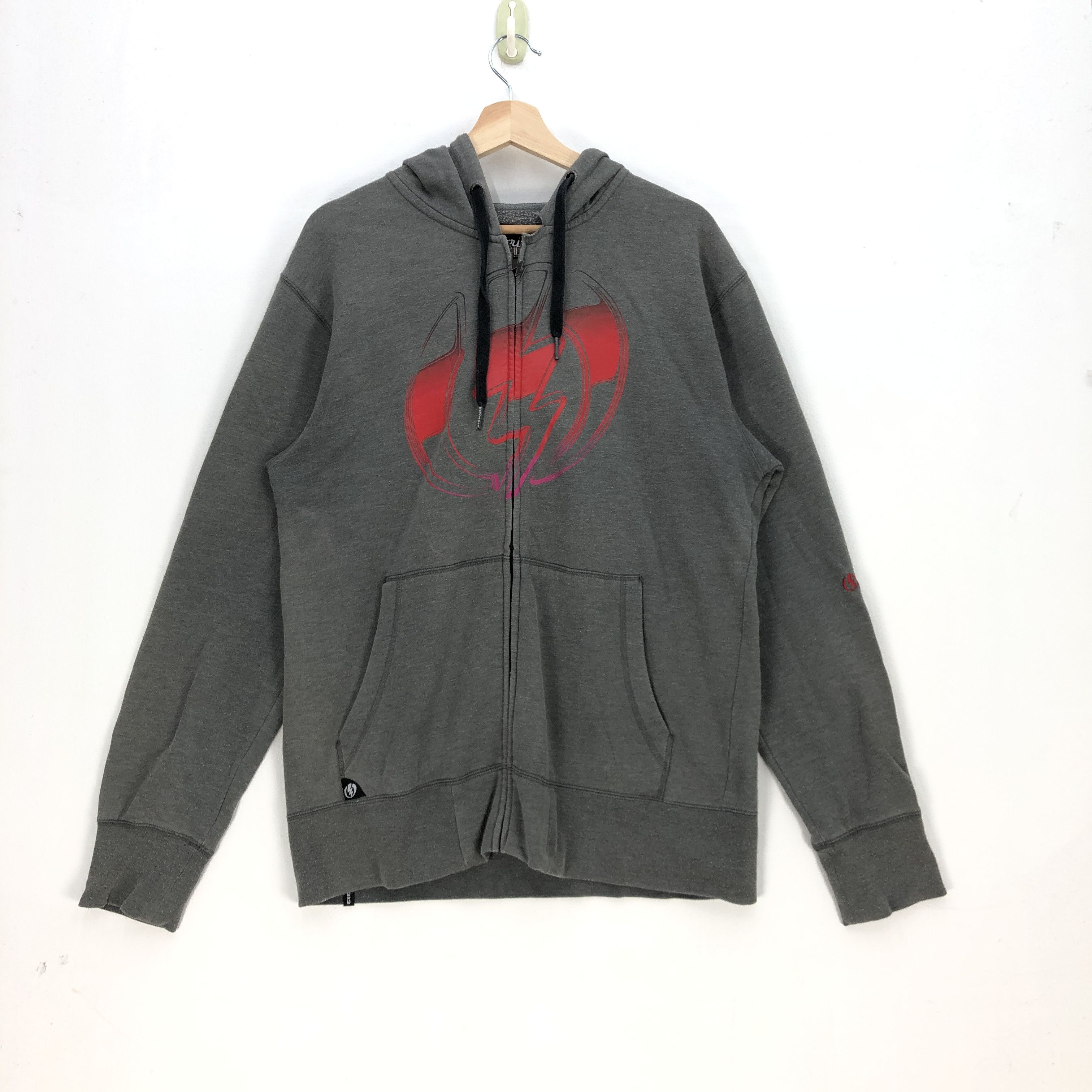 Japanese Brand Vintage Electric Evolution Hoodie Sweater Zipper Sweatshirt Size US XL / EU 56 / 4 - 2 Thumbnail