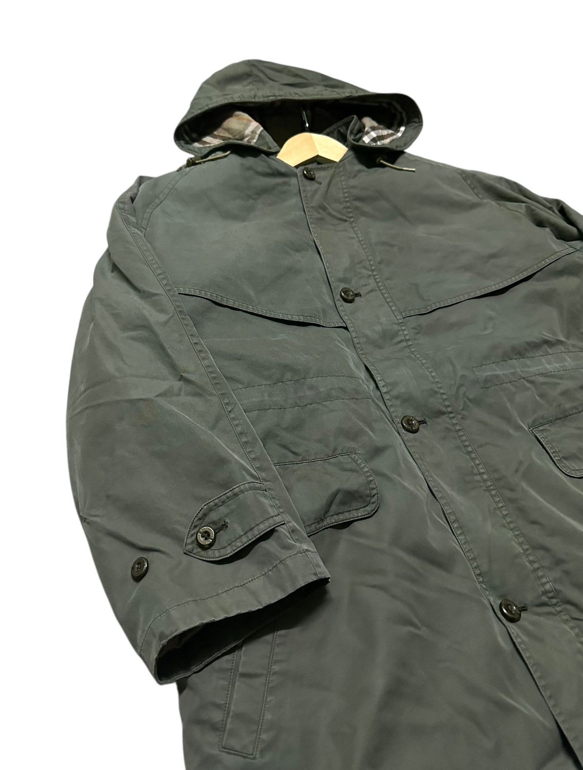 Burberry Vintage Burberry nova checked lining parka jacket hooded Size US M / EU 48-50 / 2 - 5 Thumbnail