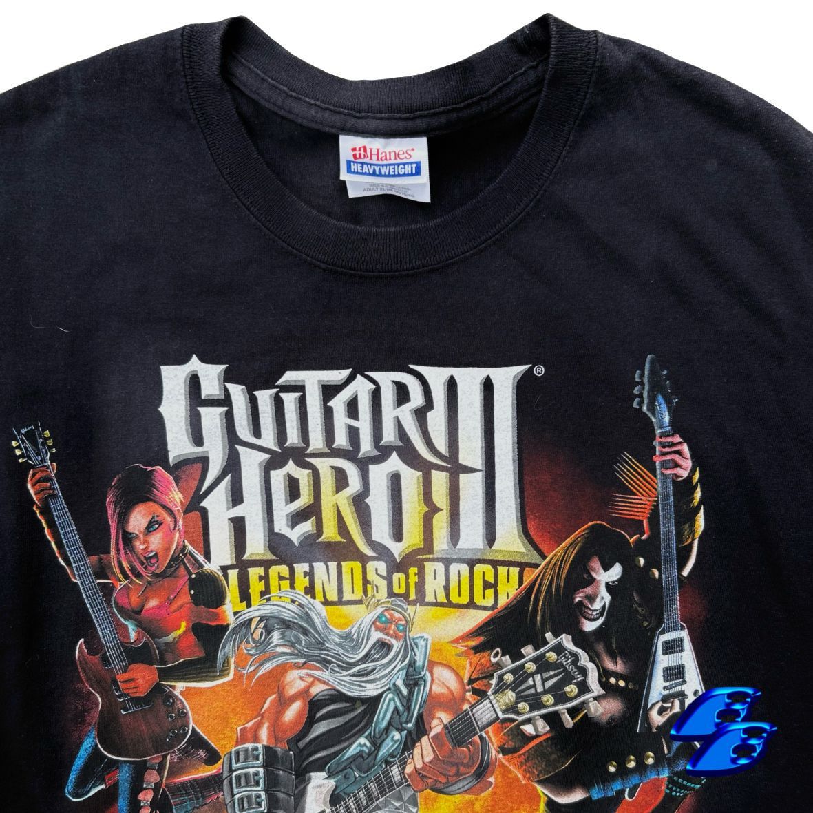 The Game Vintage 2007 Guitar Hero III: Legends of Rock Official Tee Size US XL / EU 56 / 4 - 4 Thumbnail