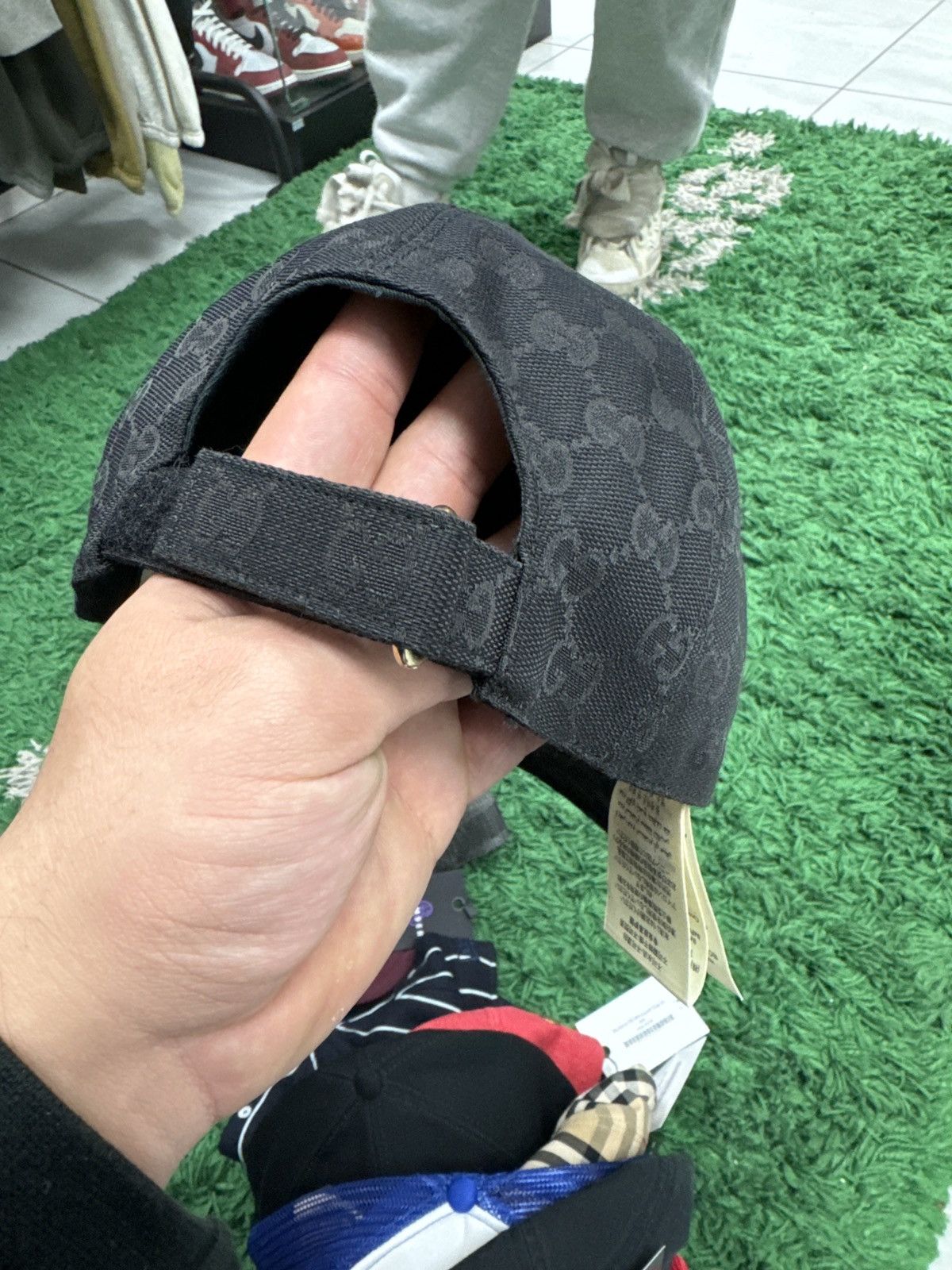 Gucci Gucci black monogram trucker Size ONE SIZE - 2 Thumbnail