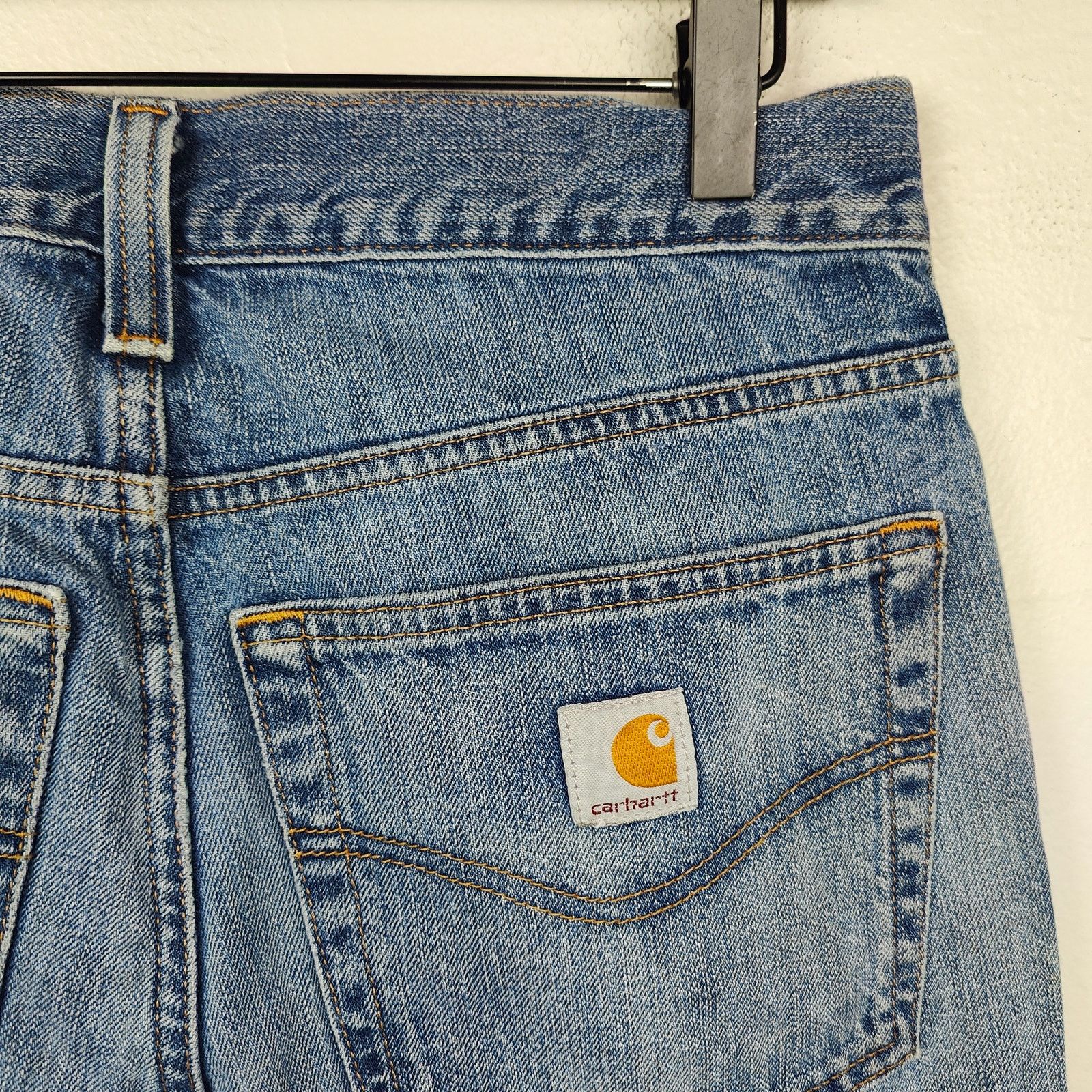 Carhartt Carhartt Relaxed Straight Jeans Mens 30x32 Medium Wash Size US 30 / EU 46 - 4 Thumbnail