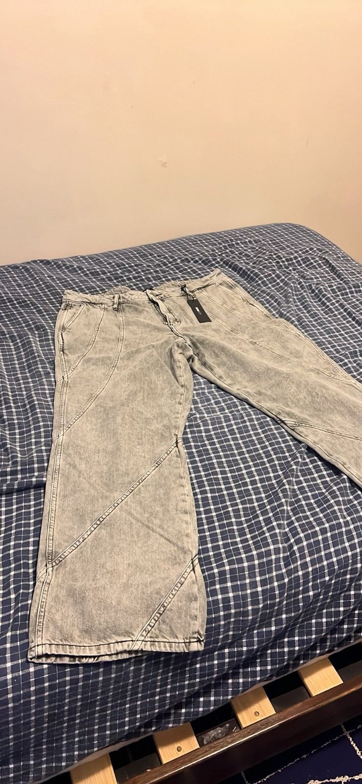 Fashion Nova Umbrella Straight Jeans Size US 38 / EU 54 - 2 Thumbnail