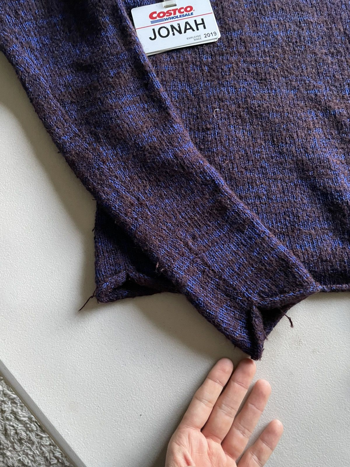 Y's Y’s Yohji Yamamoto Wool Asymmetrical Knit Sweater Size M / US 6-8 / IT 42-44 - 2 Thumbnail
