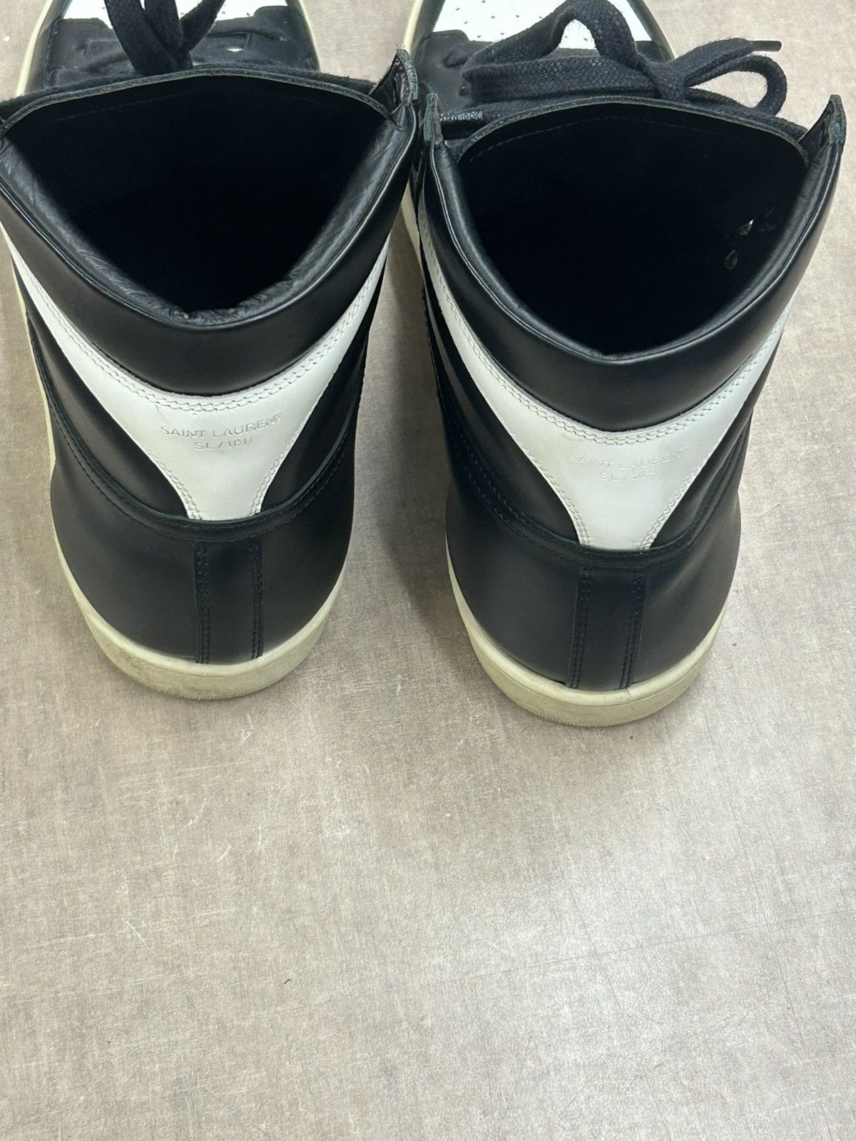 Saint Laurent Paris Saint Laurent SL10H Court Classic black white High Top Size US 9 / EU 42 - 6 Thumbnail