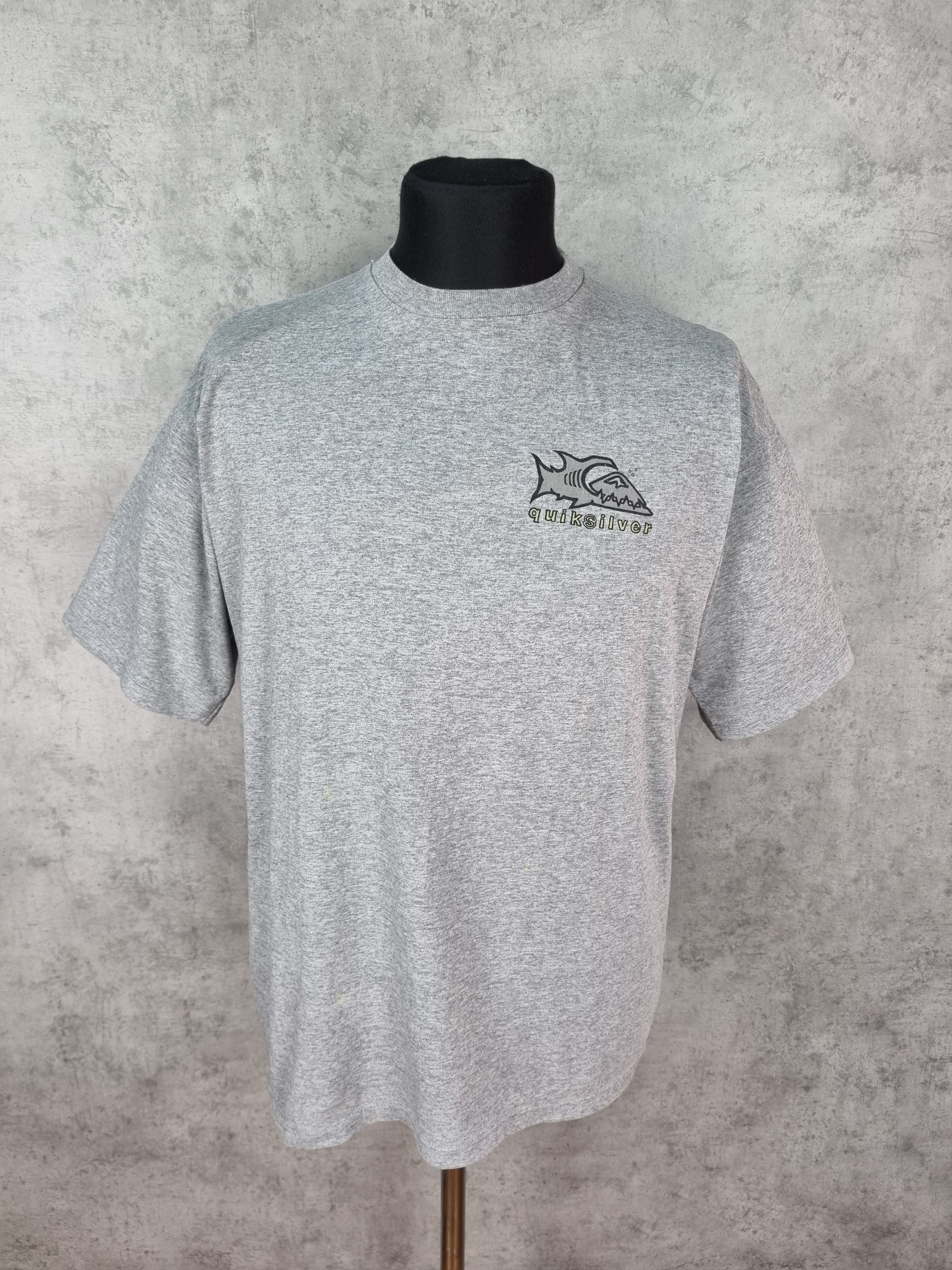 Quiksilver × Vintage Rare early 90s Quiksilver Big Logo Vintage Tee shirt Size US L / EU 52-54 / 3 - 4 Thumbnail
