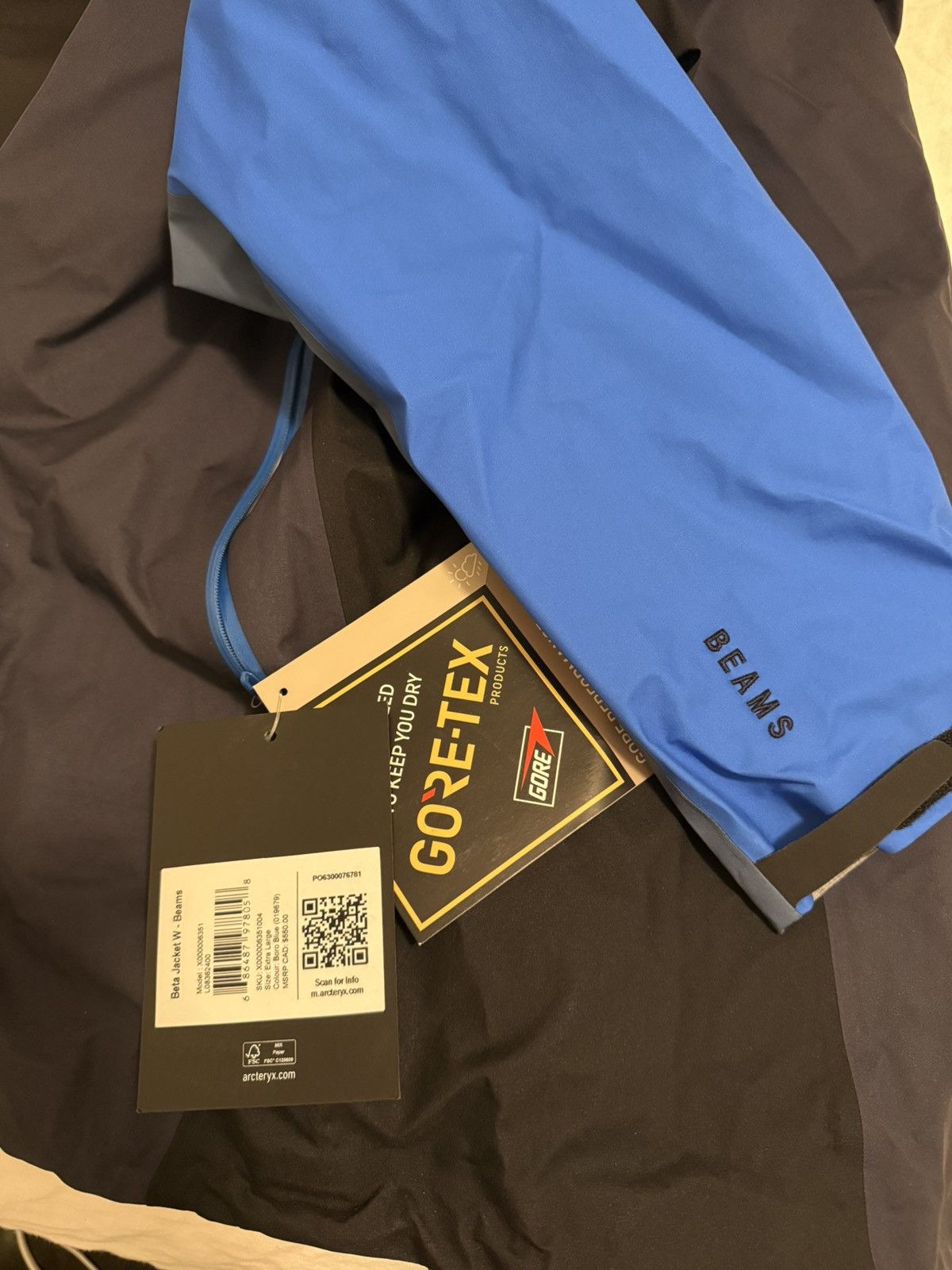 Arc'teryx × Beams Plus BNWT Arc’teryx x Beams Plus Beta Jacket Boro Blue Size US M / EU 48-50 / 2 - 23 Thumbnail