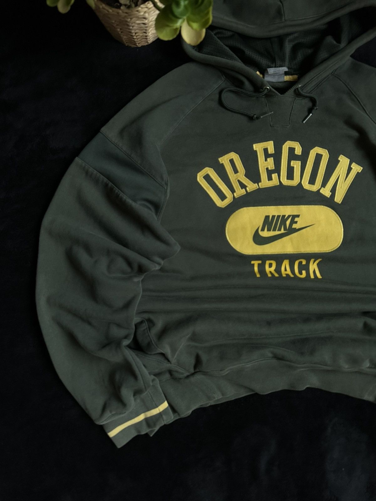 Nike 🦍NIKE OREGON VINTAGE OVERSIZE BIG LOGO HOODIE🦍 Size US XL / EU 56 / 4 - 3 Thumbnail