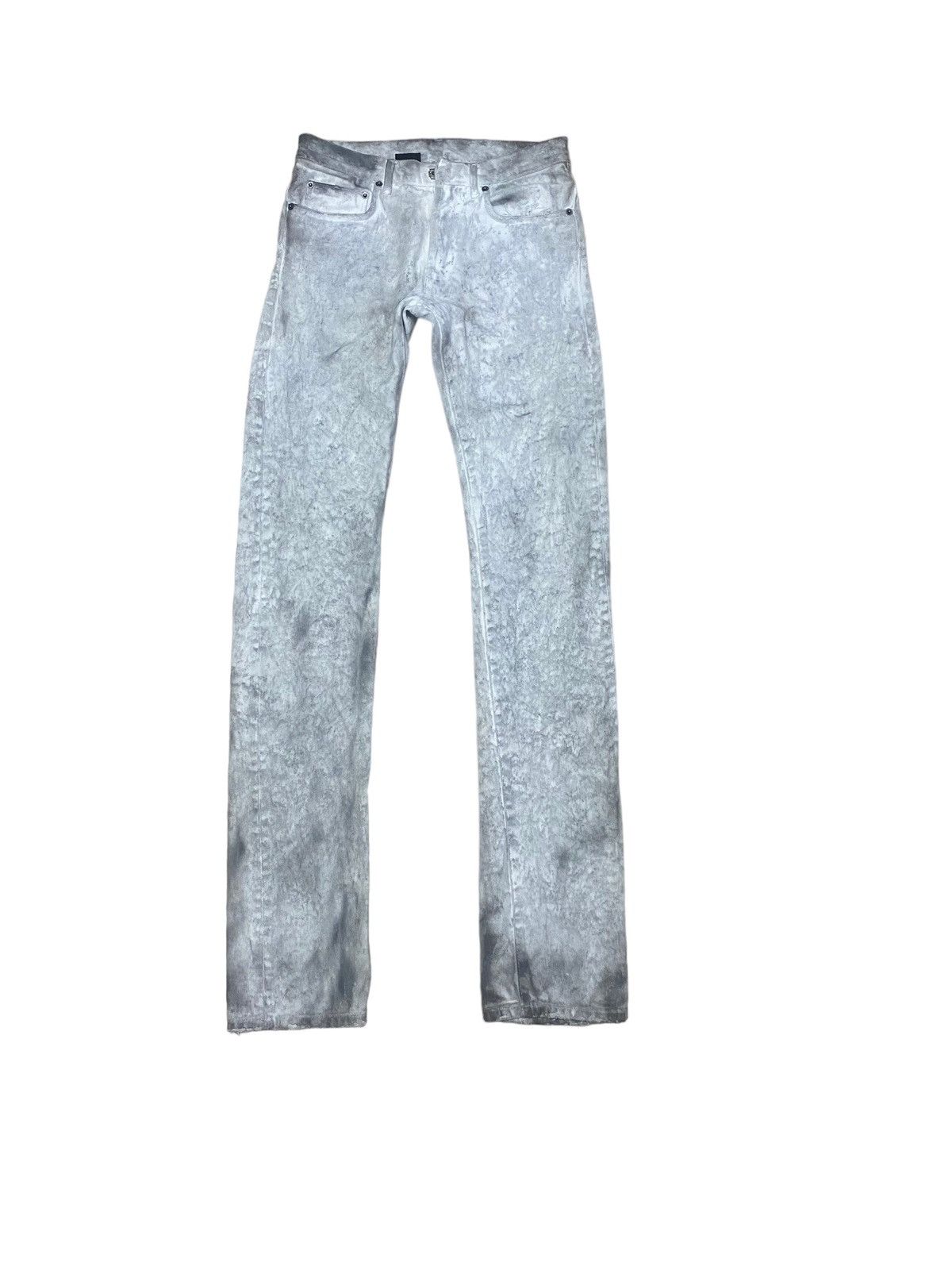 Dior RARE SS06 Dior Homme Dirty Snow Marble Denim Size US 28 / EU 44 - 1 Thumbnail