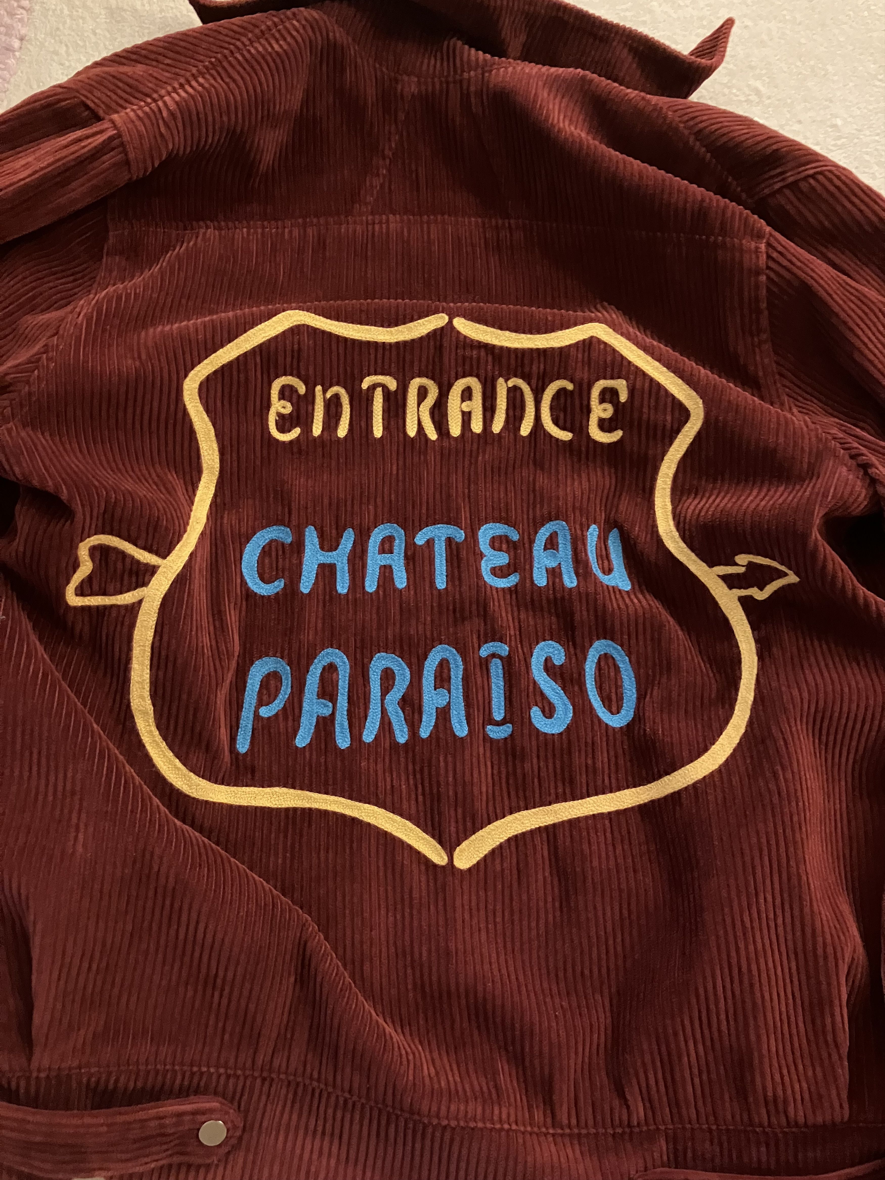 Rhude Rhude Chateau Paraiso corduroy jacket GRAIL red size small Size US S / EU 44-46 / 1 - 3 Thumbnail