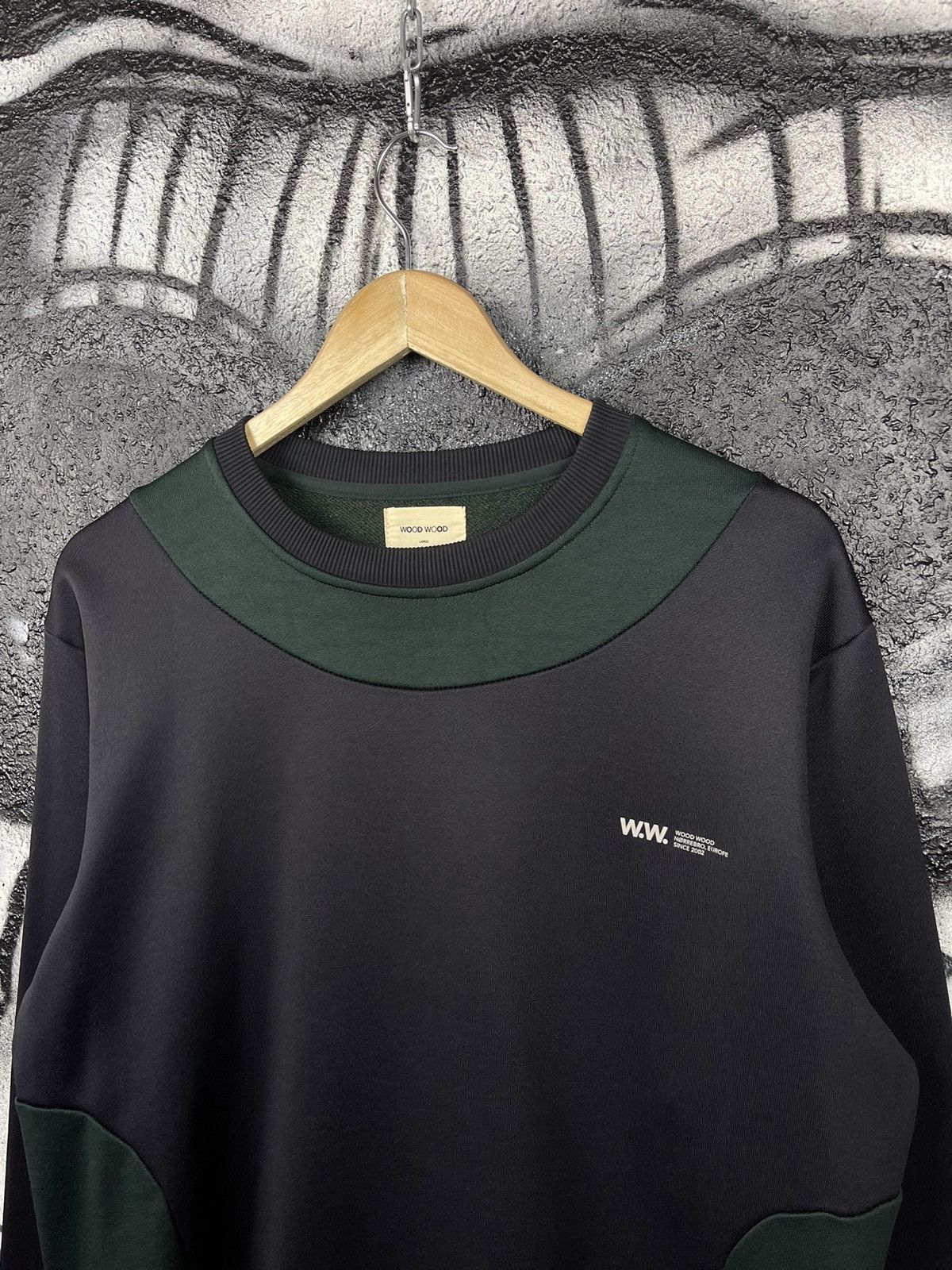 Wood Wood Wood Wood Track Top Sweatshirt Men’s Size L Size US L / EU 52-54 / 3 - 3 Thumbnail