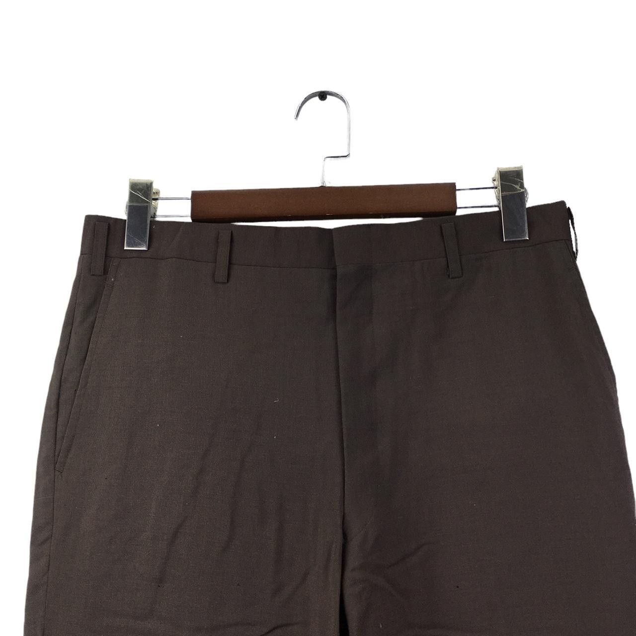 Burberry Vtg 90’ BURBERRY LONDON Minimalist Brown Pant Trouser Size 32" / US 10 / IT 46 - 2 Thumbnail