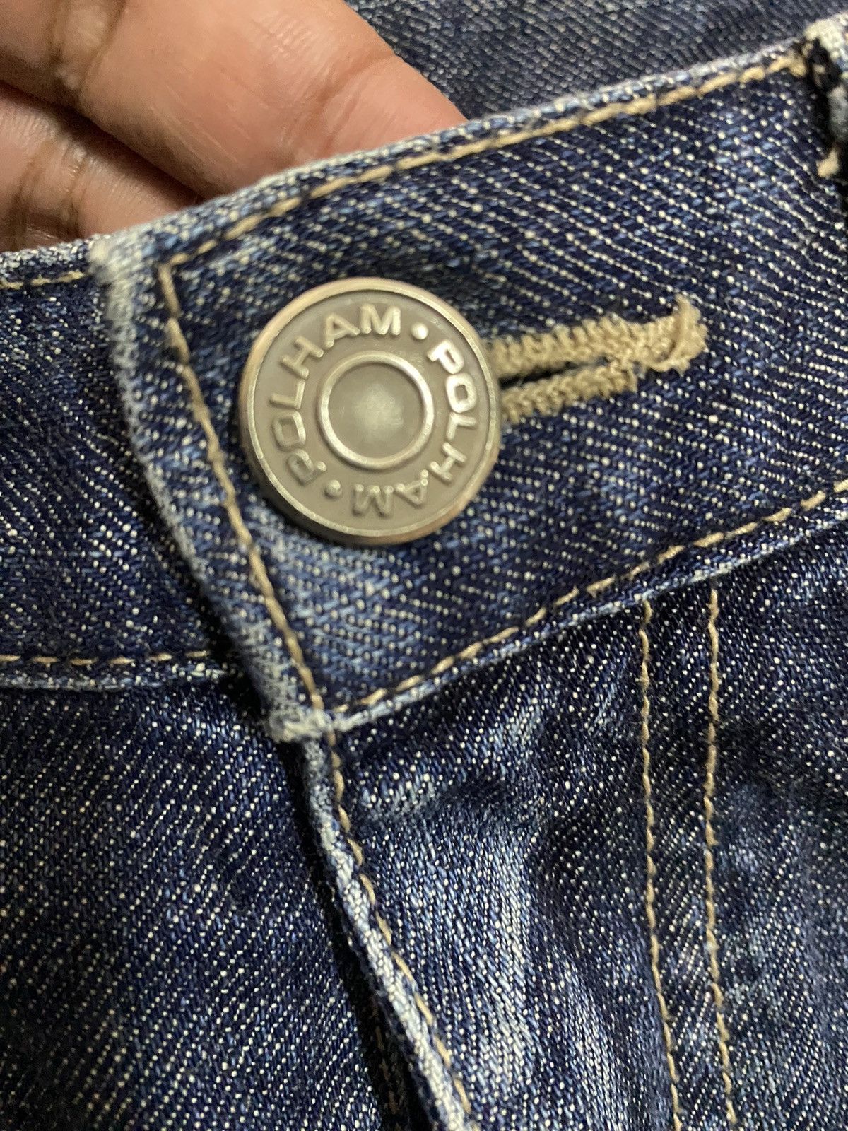 14th Addiction × Japanese Brand Vintage Polham jeans Size US 31 - 8 Thumbnail