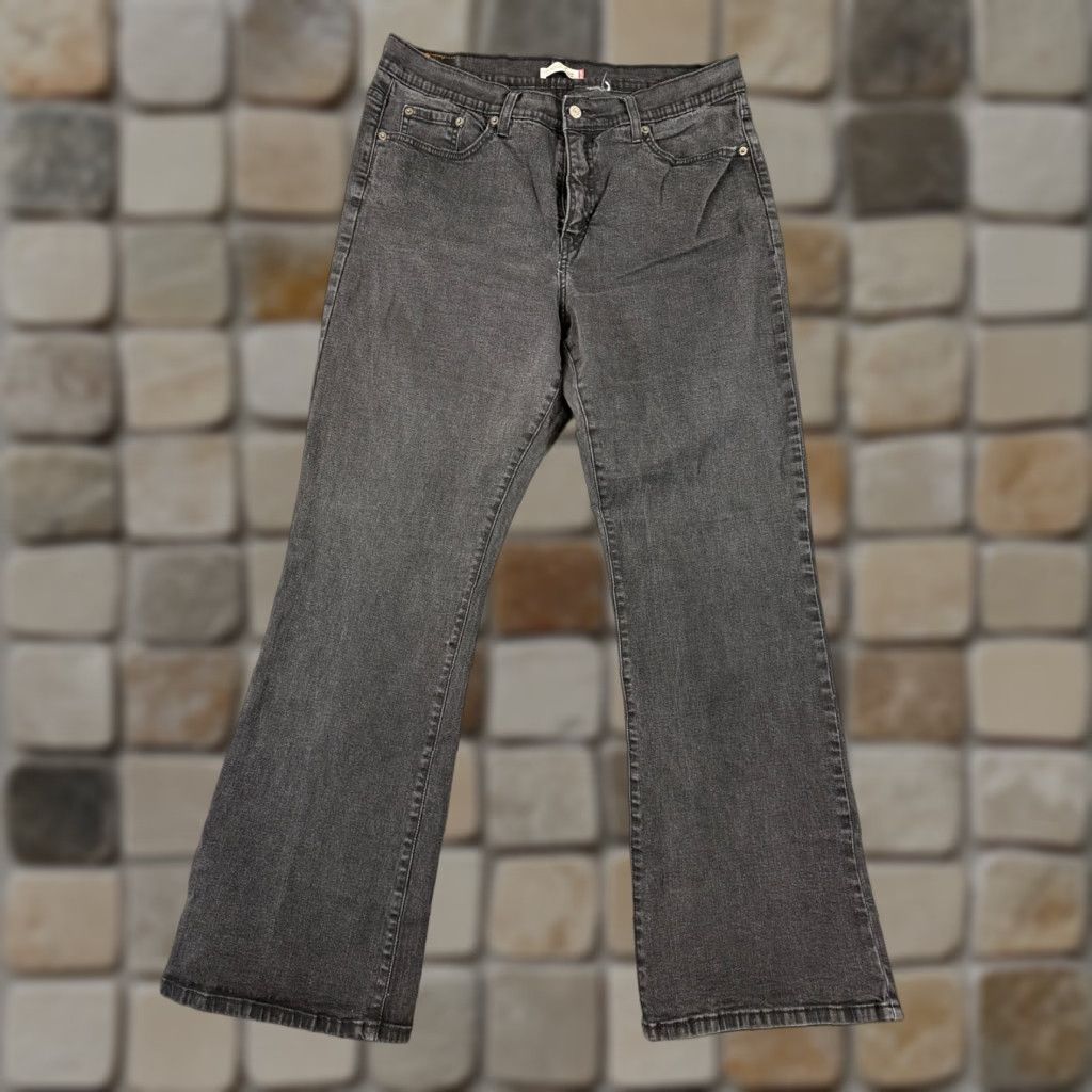 Levi's Levi’s 512 Jeans Womens 34X32 Black Denim Bootcut Slimming 5-Pocket Regular Size 24" / US 00 / IT 34 - 1 Thumbnail