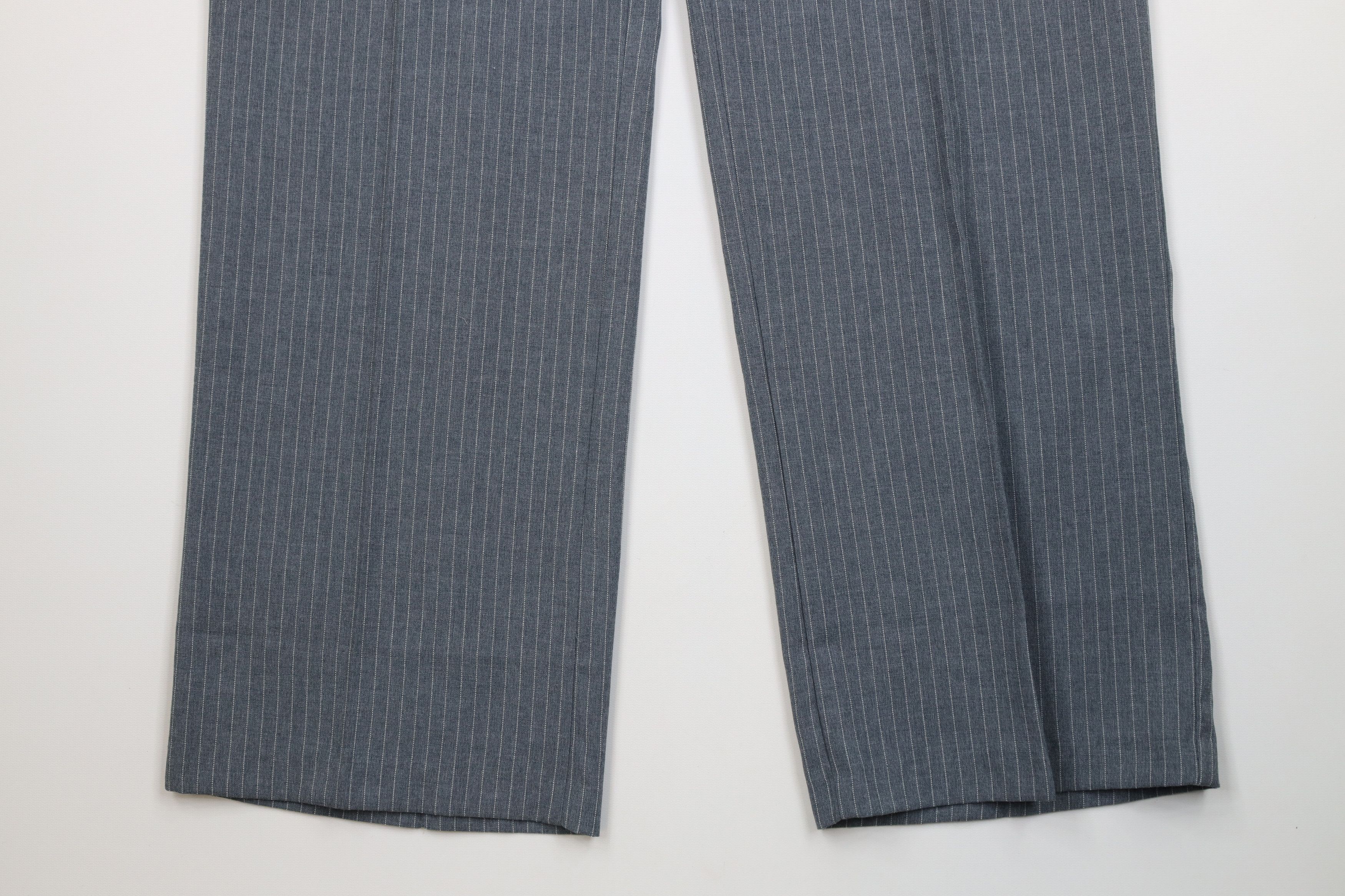 Vintage Vintage 70s Streetwear Knit Flared Wide Leg Chino Pants Size 40" / US 18 - 4 Thumbnail