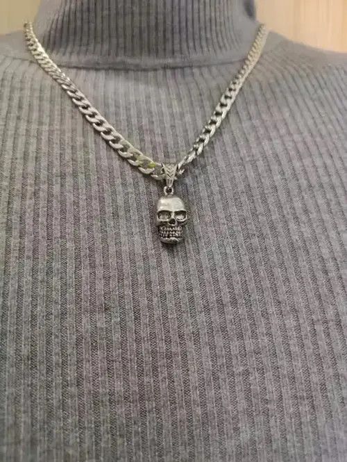American Edition × Jewelry Skull Streetwear Necklace Chain Size ONE SIZE - 1 Thumbnail