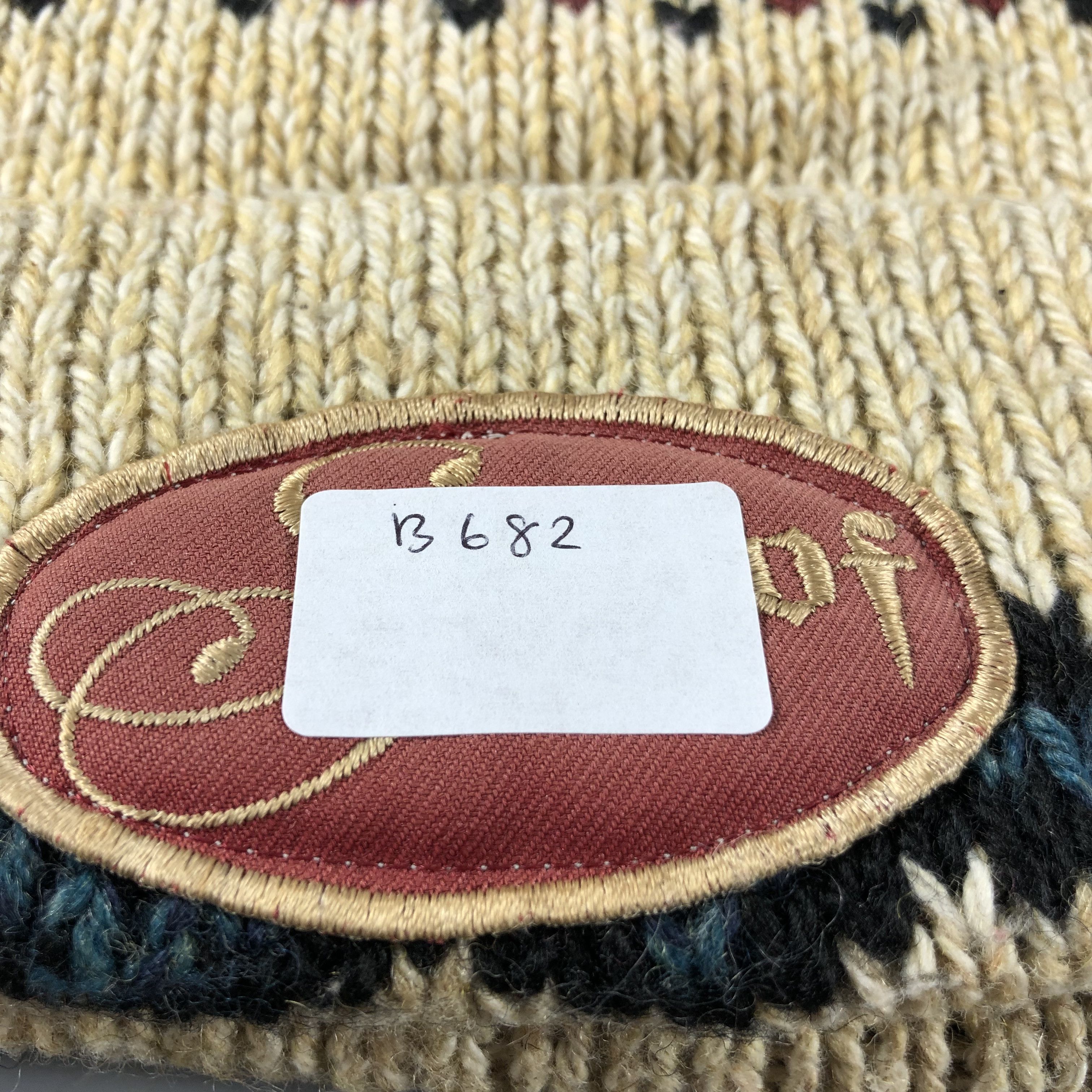 Vintage Spoof Fair Isle Wool Beanie Snowcap Snow Hat B682 Size ONE SIZE - 6 Thumbnail