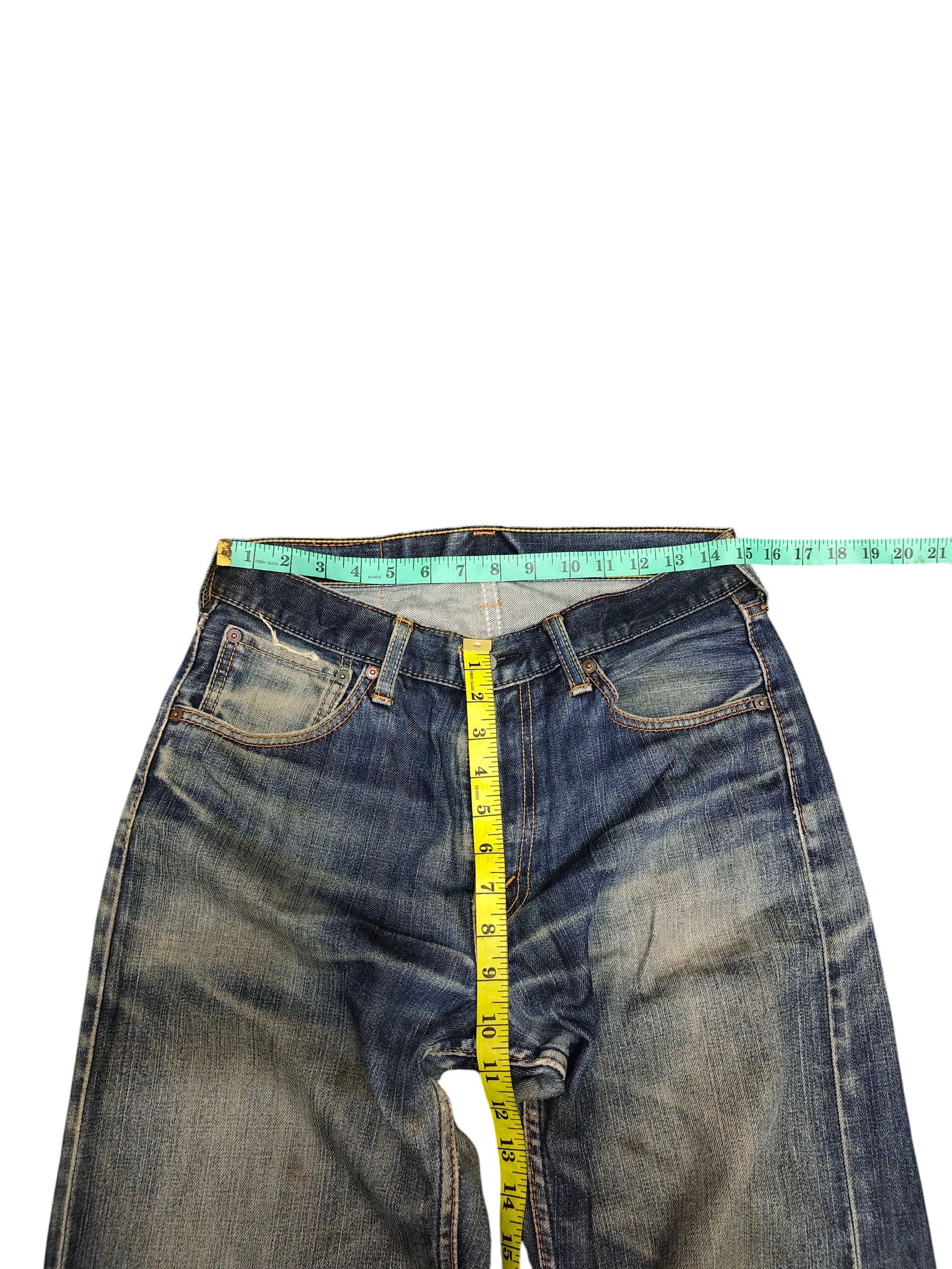 Levi's Vintage Clothing Vintage 2000s Levis 703 Clawmark Distress Faded Denim Jeans Size US 30 / EU 46 - 14 Thumbnail