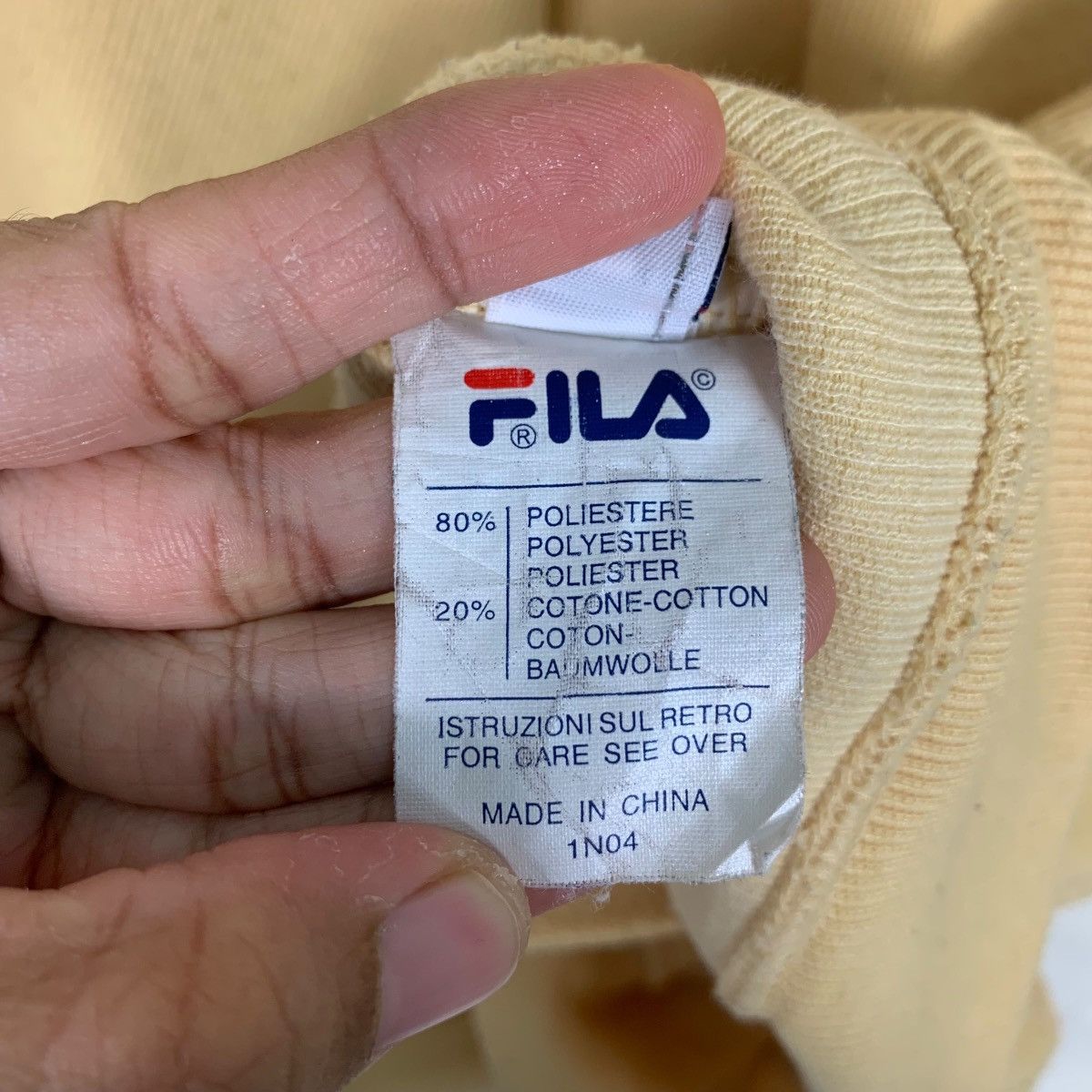 Fila FILA Big Logo Crewneck Sweatshirts #0813-C37 Size US L / EU 52-54 / 3 - 13 Thumbnail