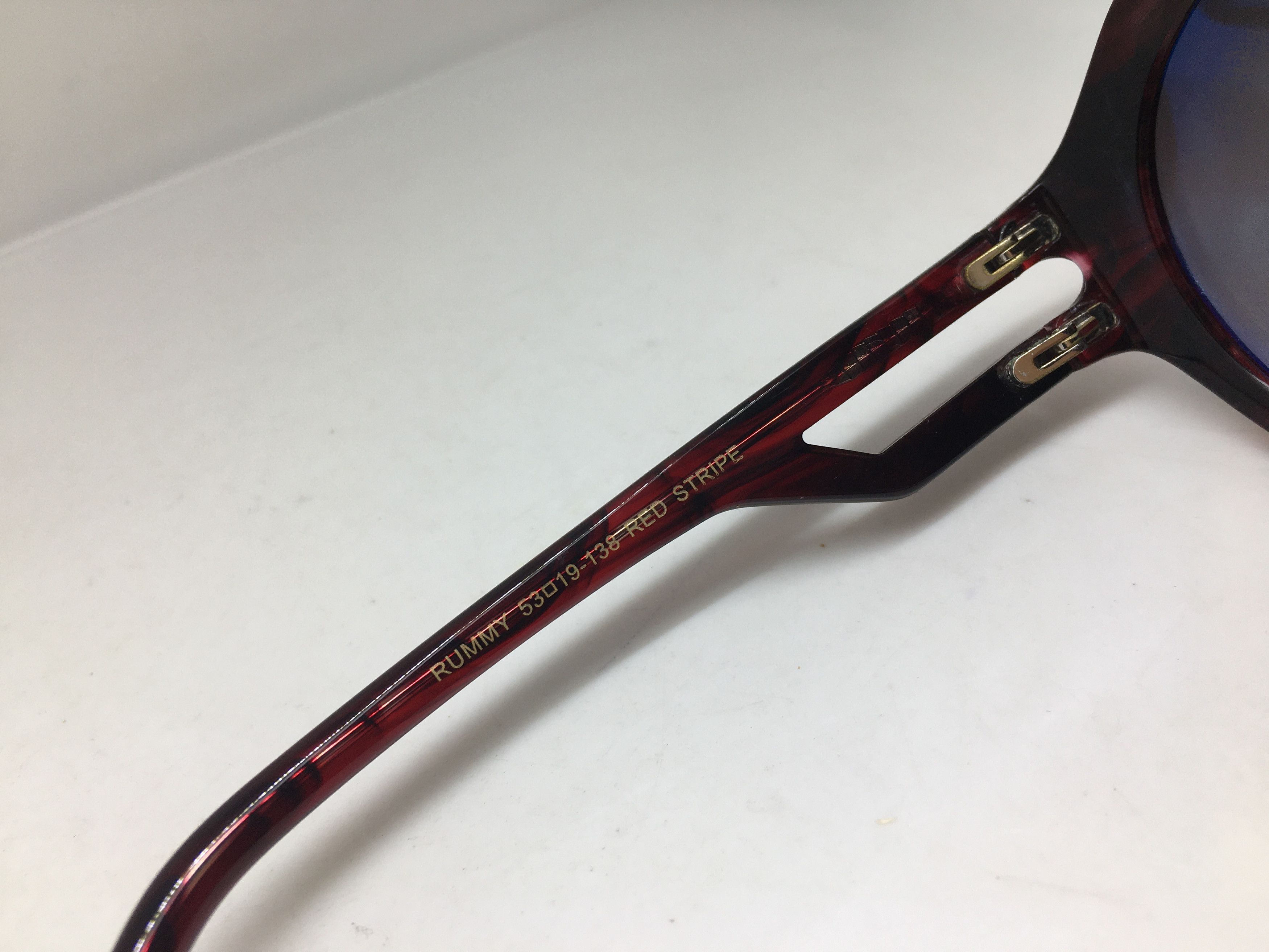 Grey Ant Grey Ant Pursih Red Oversize Round Sunglasses Frame Size ONE SIZE - 6 Thumbnail