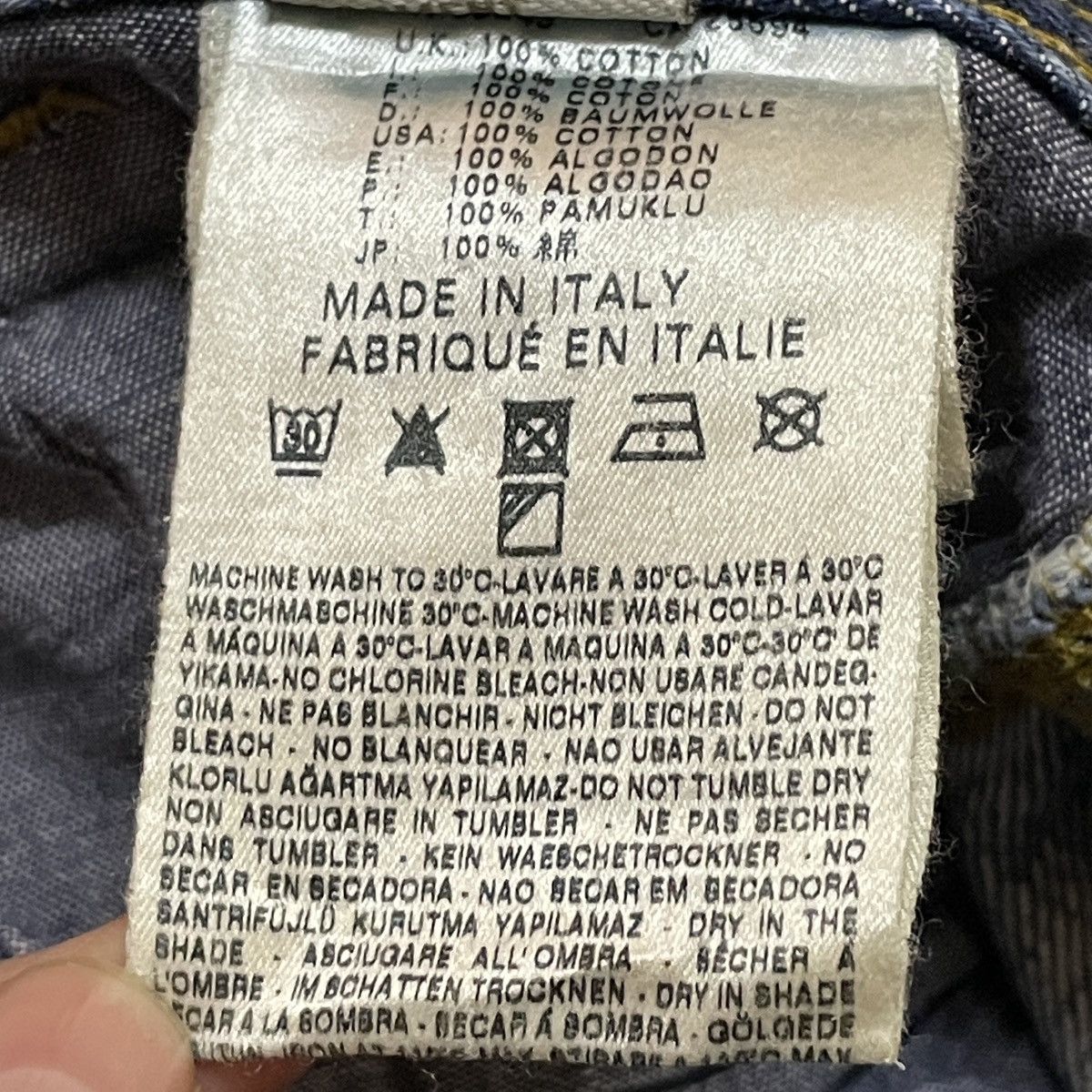 Diesel × Vintage Rare Design Vintage Diesel Distressed Carpenter Jeans 1990s Size US 30 / EU 46 - 13 Thumbnail