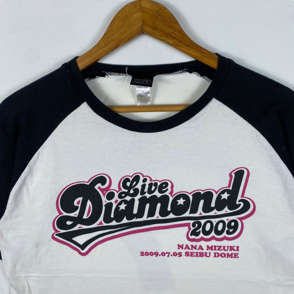 Band Tees × Japanese Brand NANA MIZUKI Live Diamond 2009 Japanese Idol Singer Tee Shirt Size US L / EU 52-54 / 3 - 2 Thumbnail