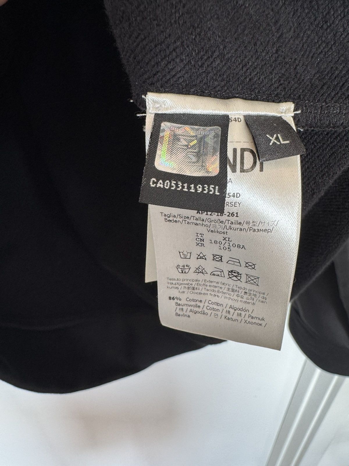 Fendi Fendi Roma Italy 1925 Sweater Size US XL / EU 56 / 4 - 8 Thumbnail