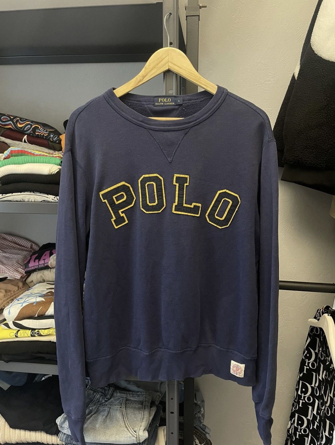 Polo Ralph Lauren Vintage Polo Ralph Lauren Sweatshirt Size US L / EU 52-54 / 3 - 1 Thumbnail
