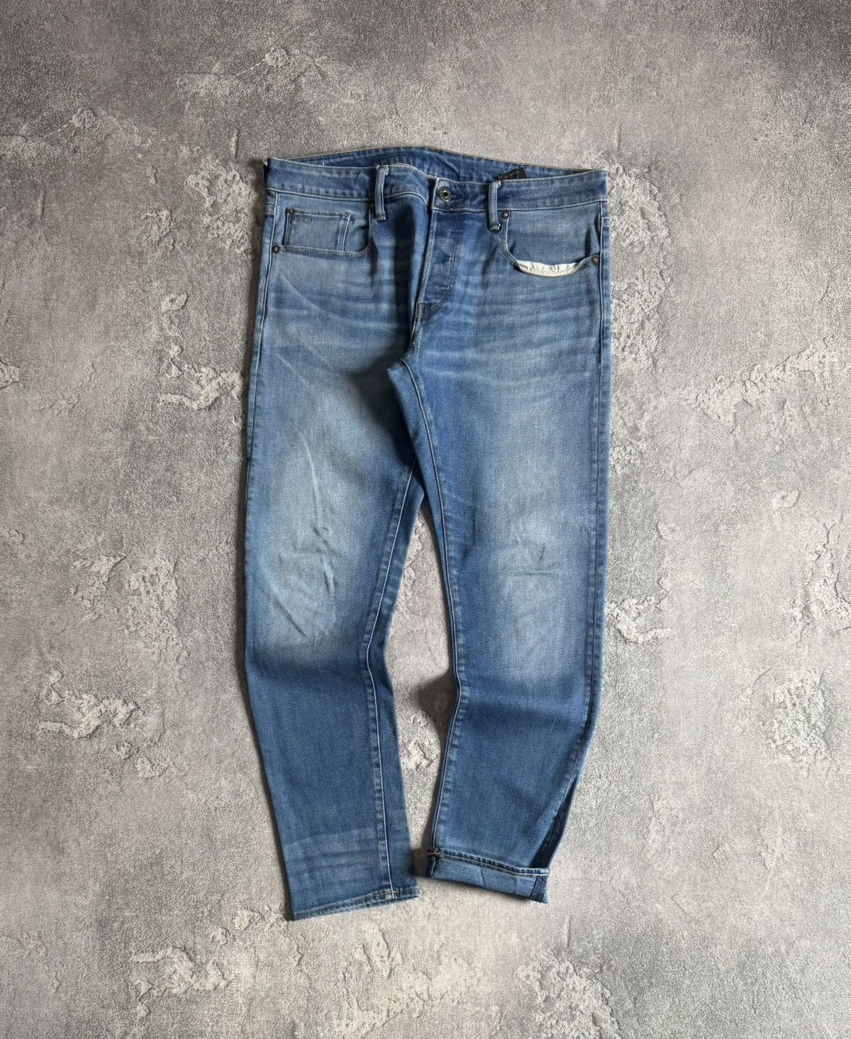 G-Star G star raw 34/32 3301 slim denim pants jeans trousers y2k Size US 34 / EU 50 - 6 Thumbnail