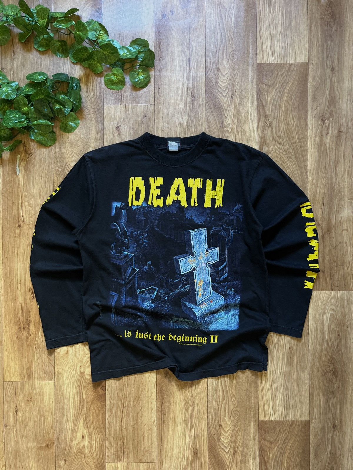 Vintage Death is just the beginning vintage long sleeve Size US M / EU 48-50 / 2 - 1 Thumbnail