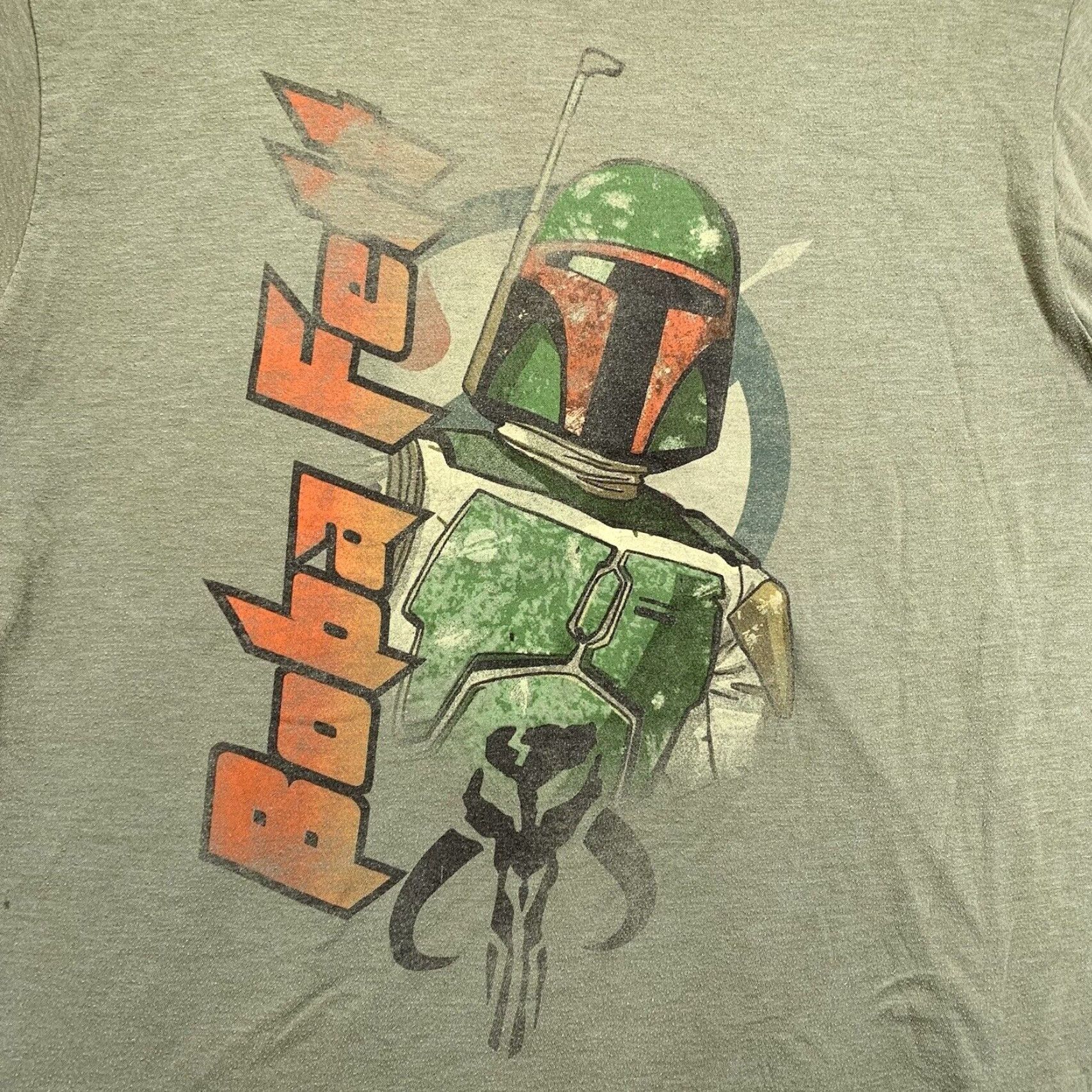 Star Wars STAR WARS Boba Fett Graphic Tee Shirt Unisex Adult Large Military Green Short Sleeve Size US L / EU 52-54 / 3 - 2 Thumbnail