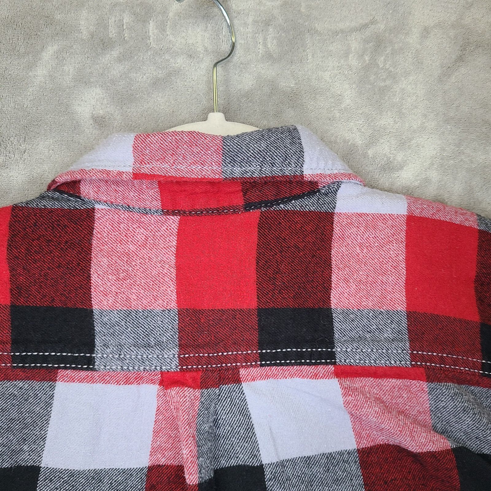 Eddie Bauer Eddie Bauer XXL Plaid Flannel Shirt Black/Gray Size US XXL / EU 58 / 5 - 10 Thumbnail