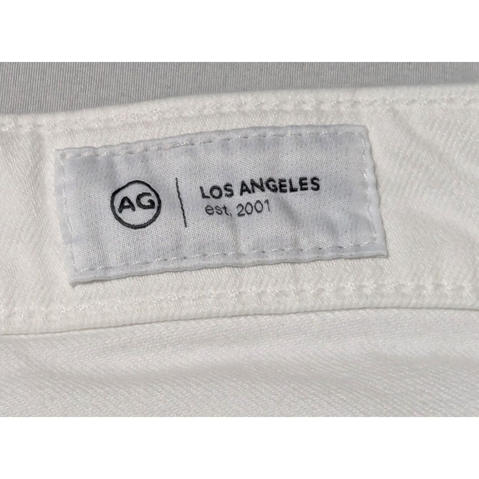 ALEXIS AG Adriano Goldschmied ALEXXIS BOOT White Stretch Denim Jeans - Women 31 Jeans Bootcut Womens Size 24" / US 00 / IT 34 - 5 Thumbnail