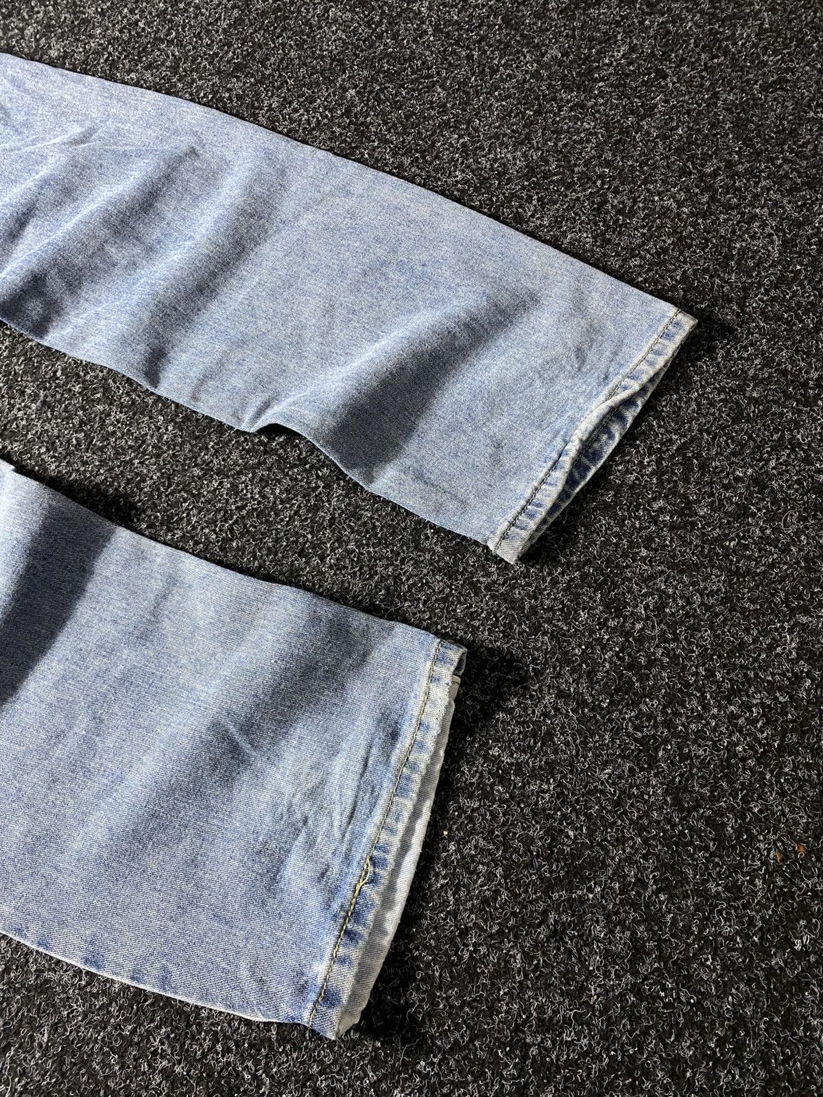If Six Was Nine × Japanese Brand × Vintage Vintage 90s Y2K Patchwork Jeans baggy pants Size 31" - 9 Thumbnail