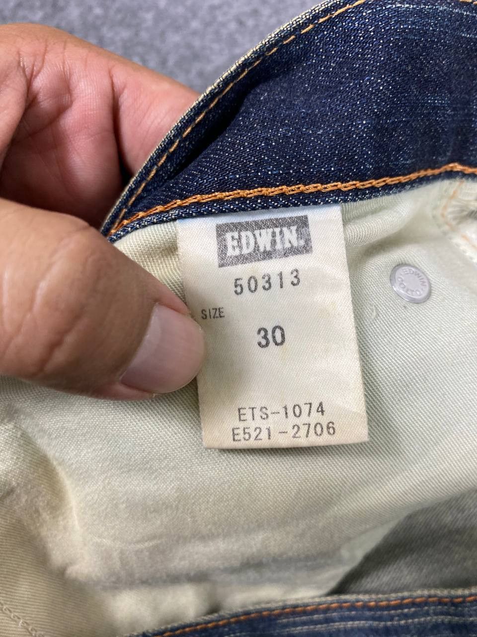 Edwin vintage edwin rusty distressed denim nice design Size US 34 / EU 50 - 14 Thumbnail