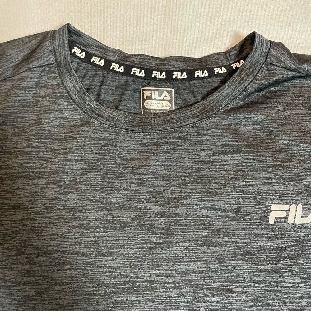 Fila FILA Long Sleeve Active Grey Tee Size M Size US M / EU 48-50 / 2 - 5 Thumbnail