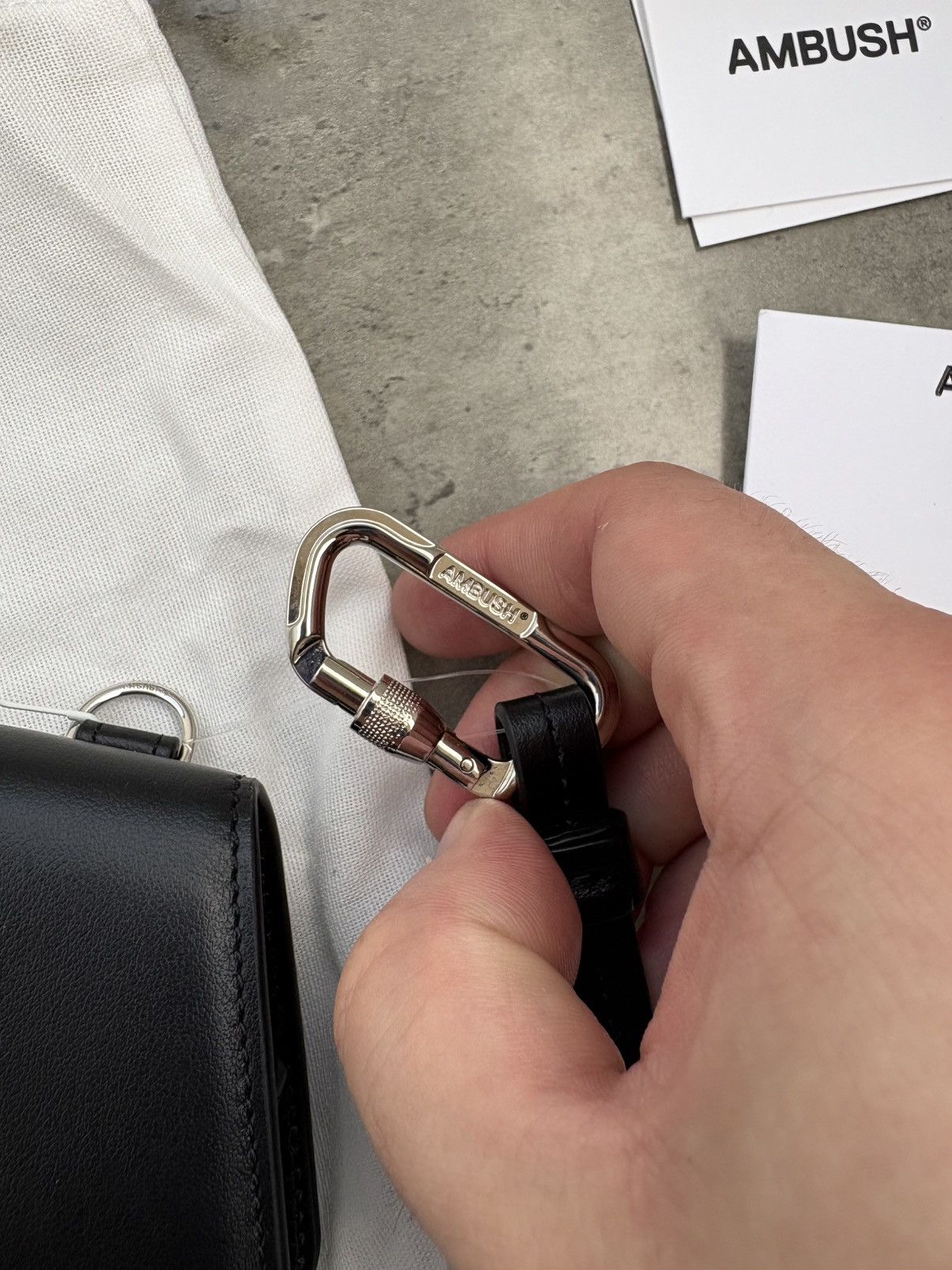 Ambush Design Ambush AirPods case calf leather black full set Size ONE SIZE - 6 Thumbnail