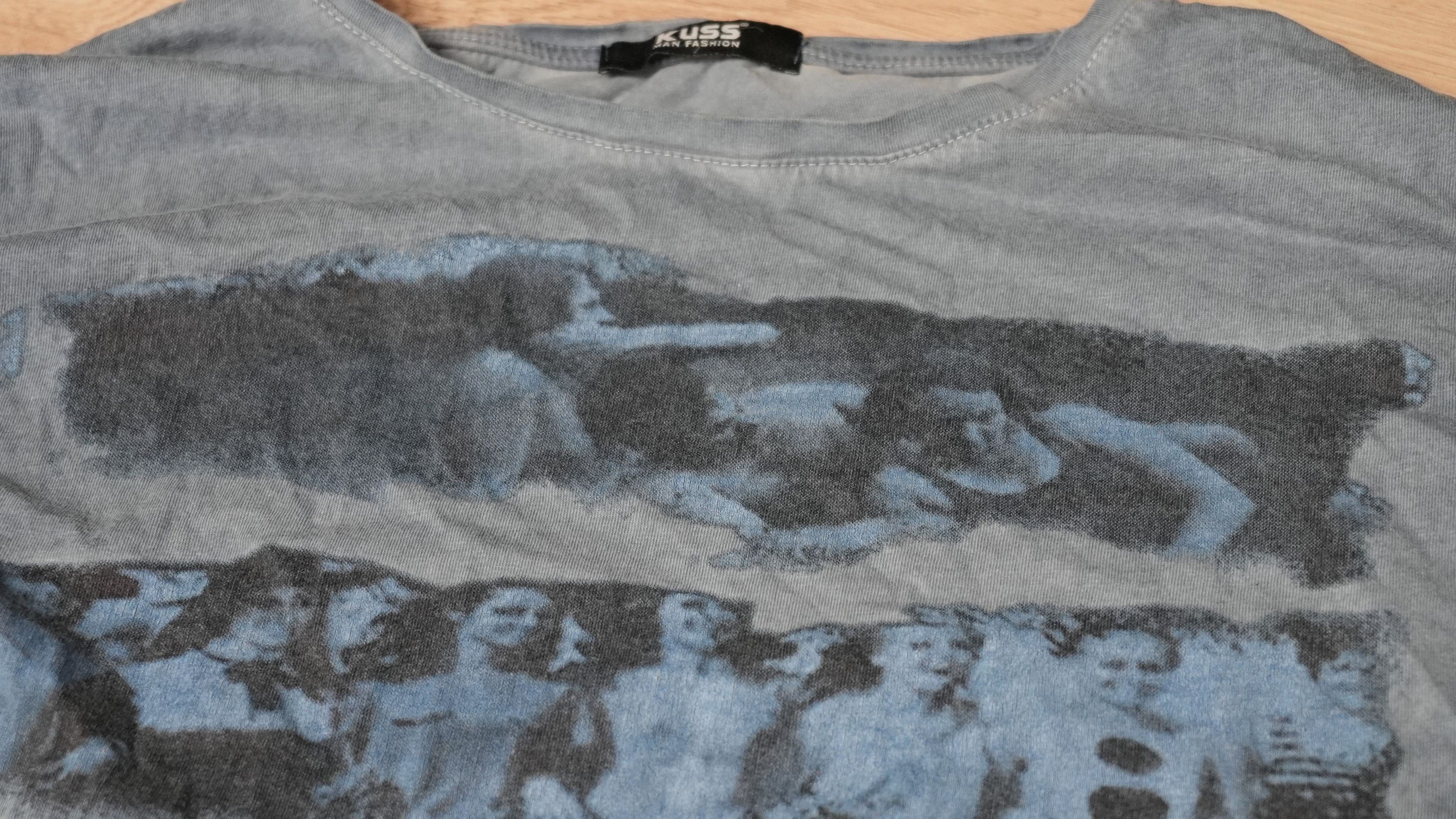 Japanese Brand vintage archive acid wash abstract graphic explicit long tee Size US XL / EU 56 / 4 - 3 Thumbnail