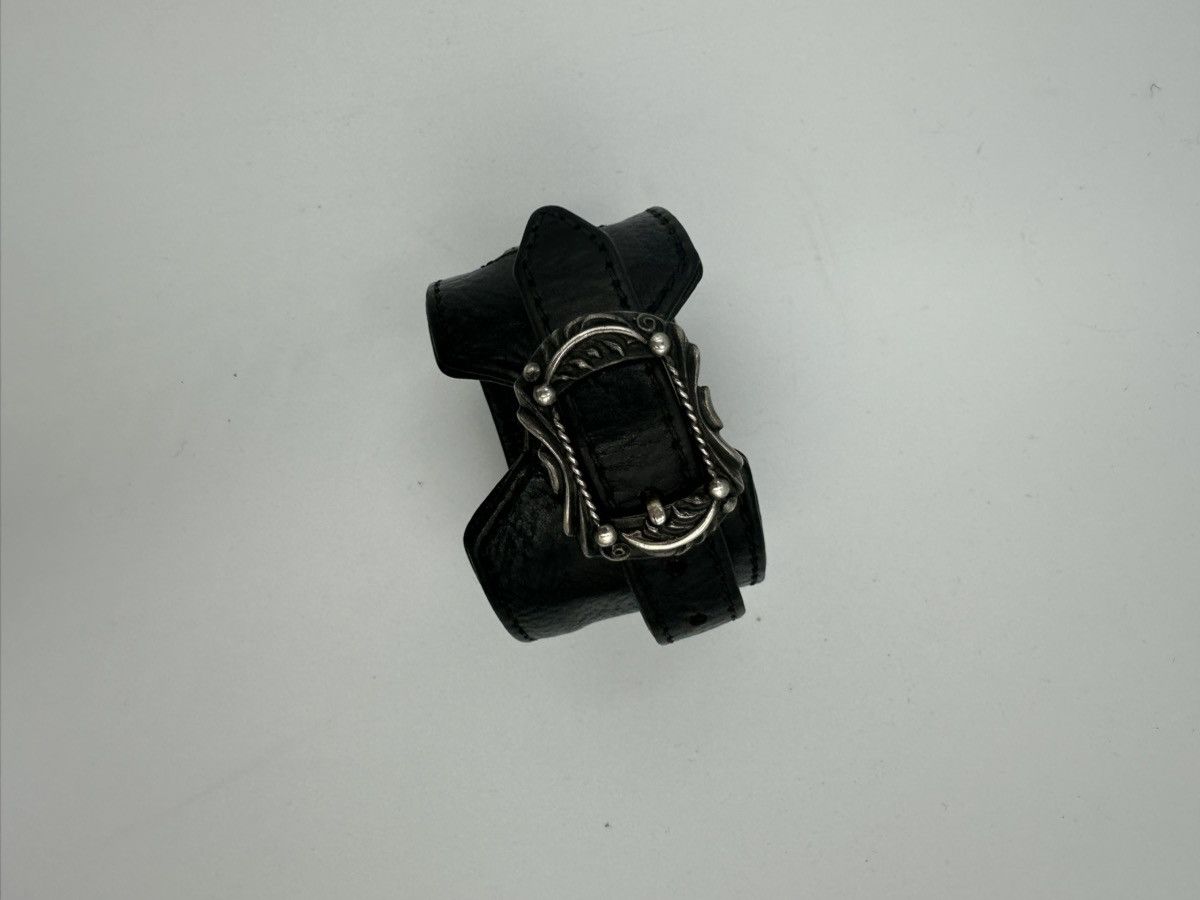 Chrome Hearts Chrome Hearts R&R Double Wrap Leather Cuff Bracelet *RARE* Size ONE SIZE - 2 Thumbnail