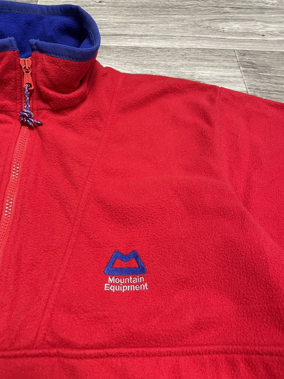 Vintage Mountain Equipment Fleece Half Zip Pullover 90s in Red, Men's — image 6 of 6