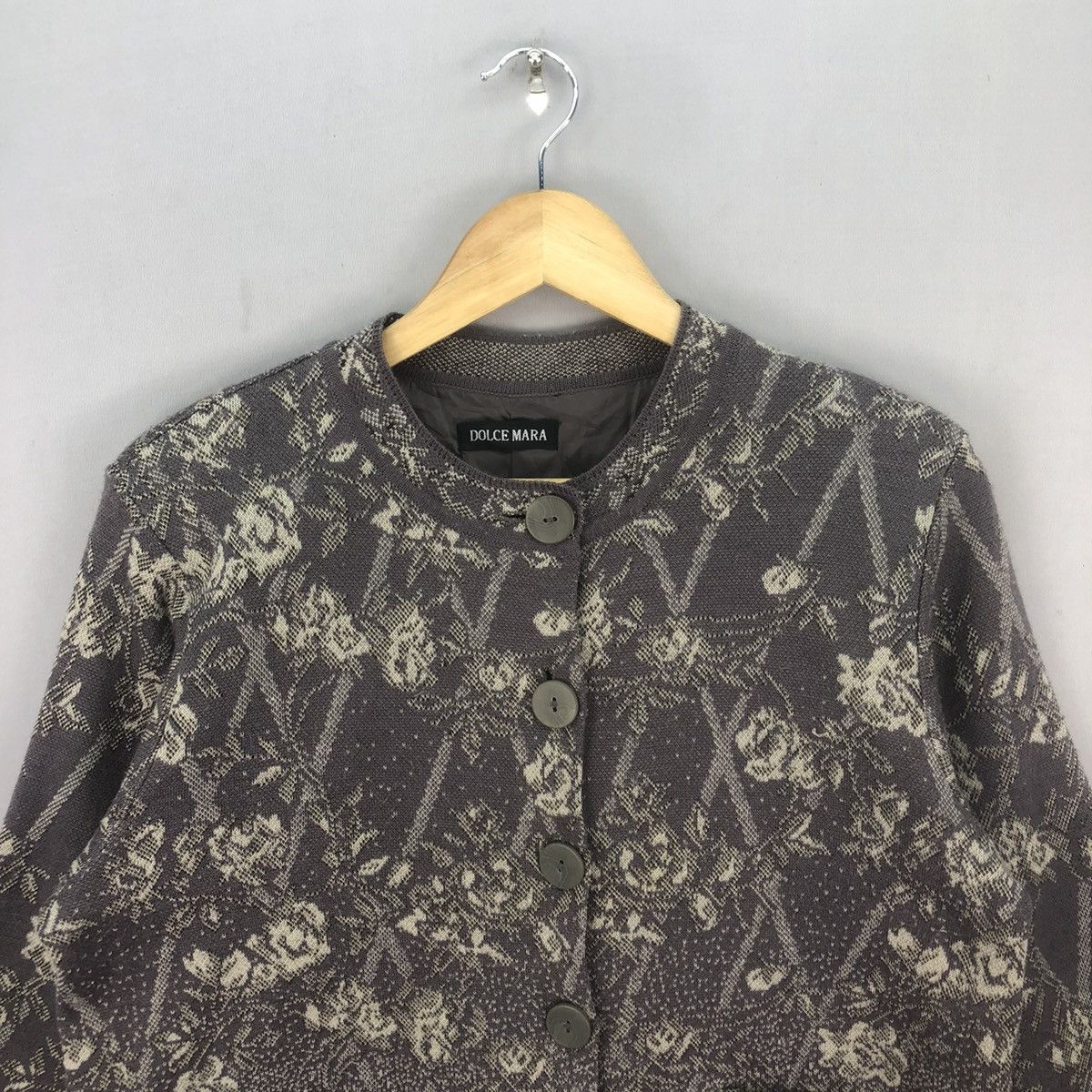 Japanese Brand Dolce Mara Button Up Knit Cardigan Size S / US 4 / IT 40 - 4 Thumbnail