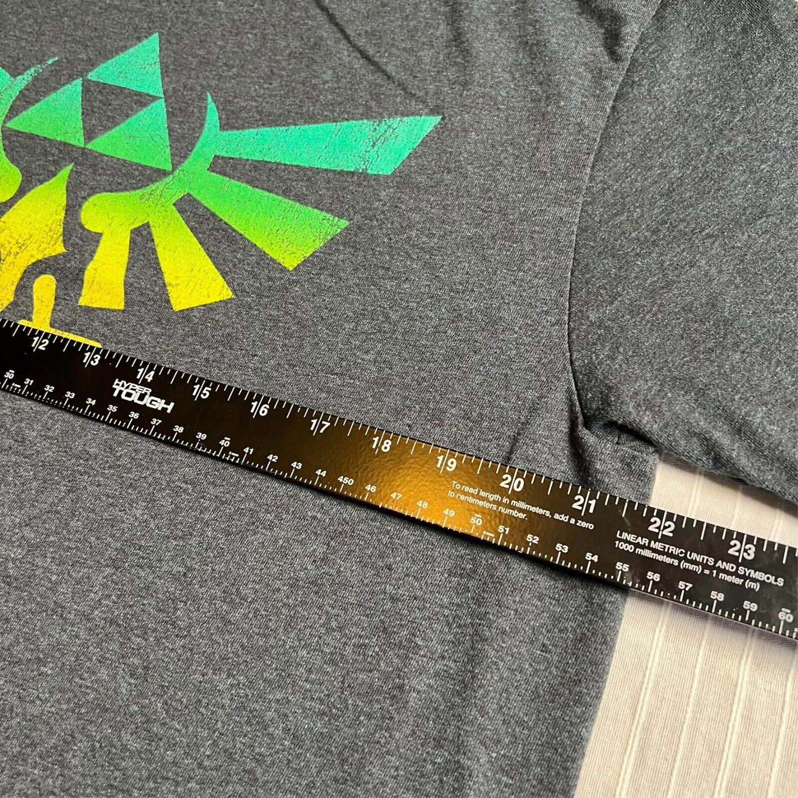 Nintendo Legend of Zelda Triforce Men's T-Shirt Size L Gaming Tee Size US L / EU 52-54 / 3 - 5 Thumbnail