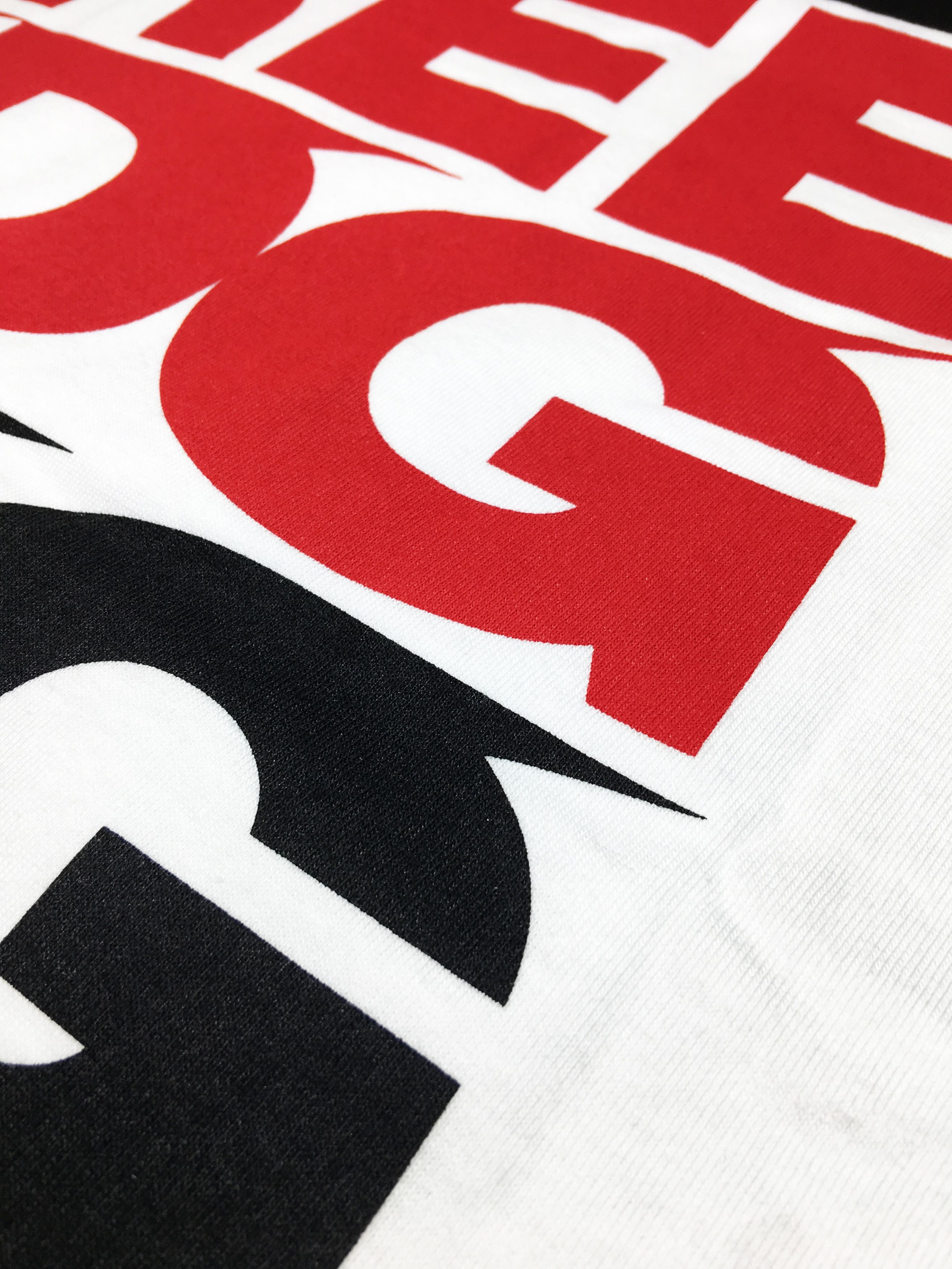 Comme des Garcons Live Free T-shirt Extra Large 2018 S/S
