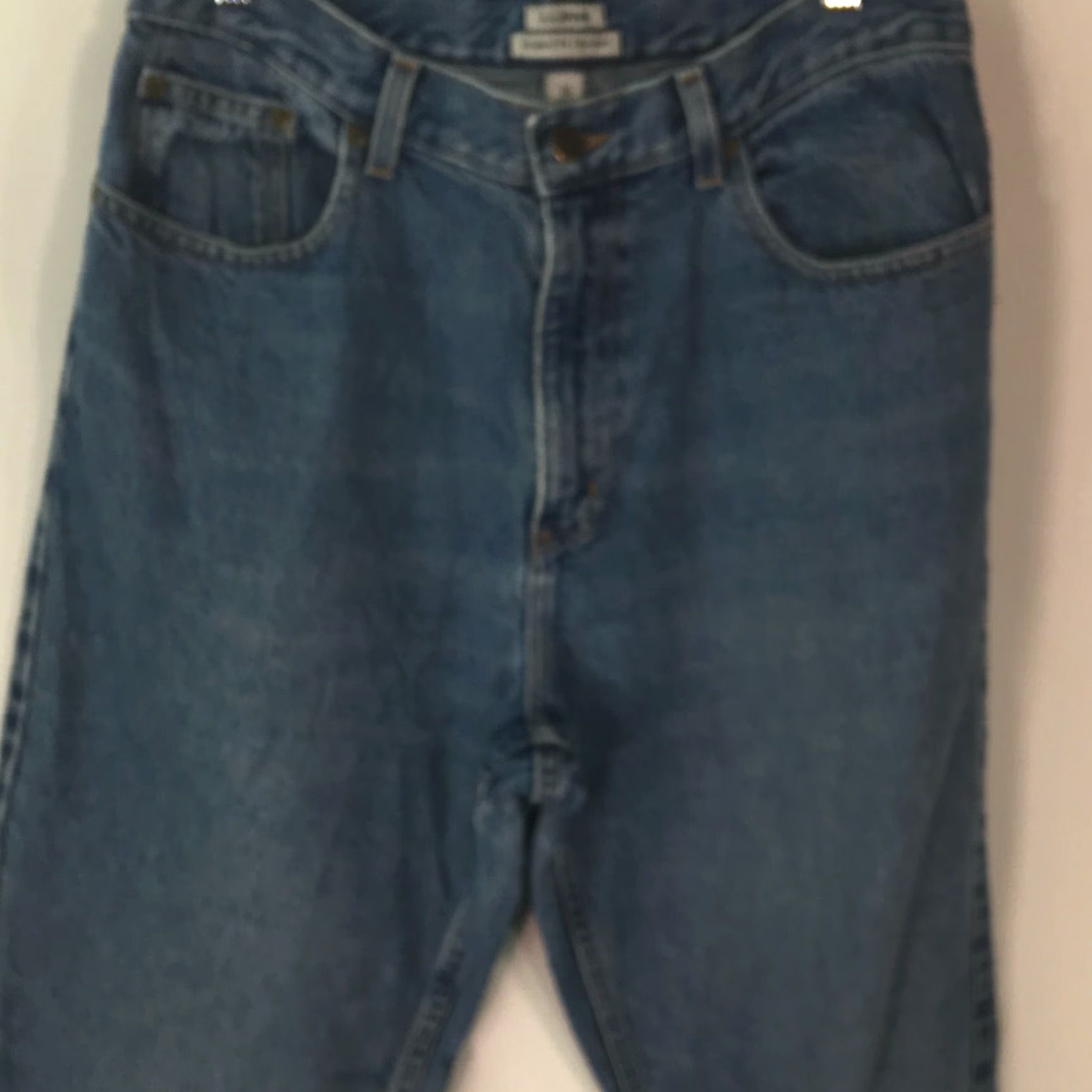 Vintage L.L. Bean Women's Jeans Size 12 Relaxed Mid Rise Straight Blue 32X30 Size 34" / US 12 / IT 48 - 3 Thumbnail